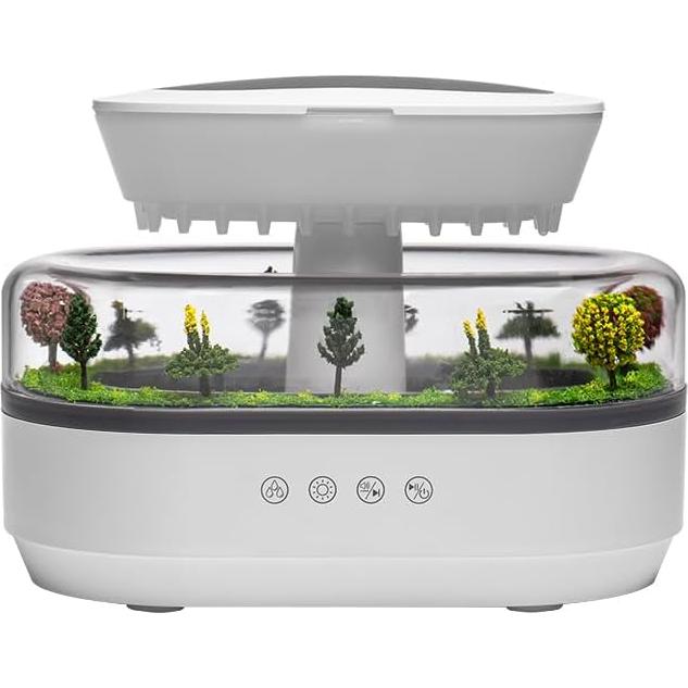 Difusor de Aceite Esencial hwnguJ 250ml con Ruido Blanco y LED