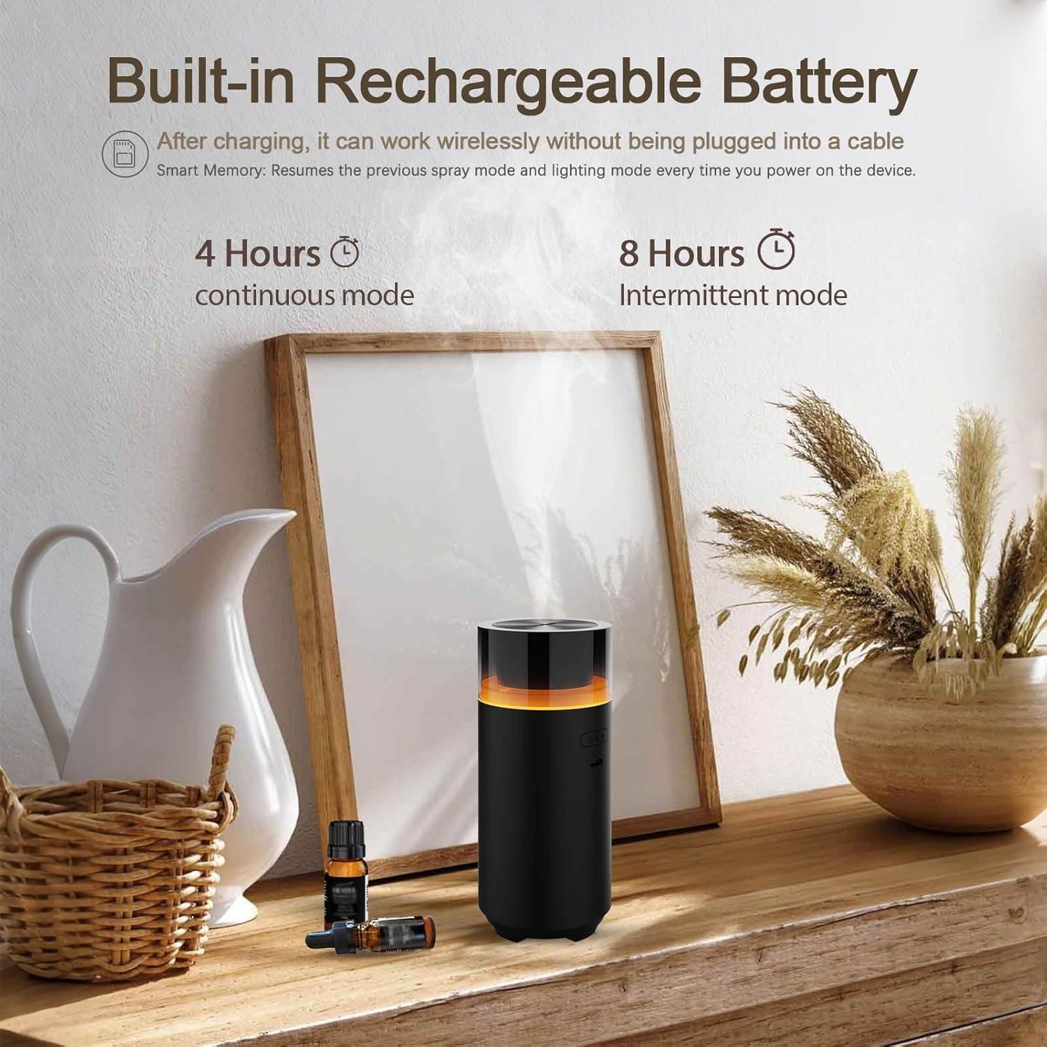 Difusor de Aceites Esenciales YIXIUTEN Galaxy Car 100ml Negro