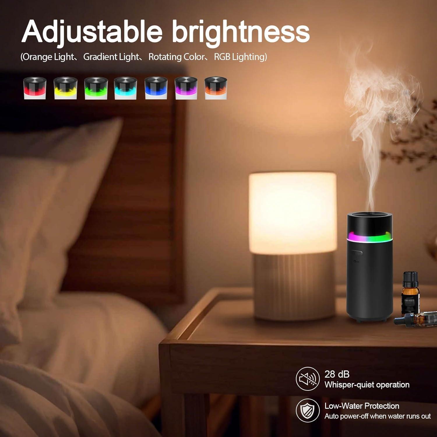 Difusor de Aceites Esenciales YIXIUTEN Galaxy Car 100ml Negro