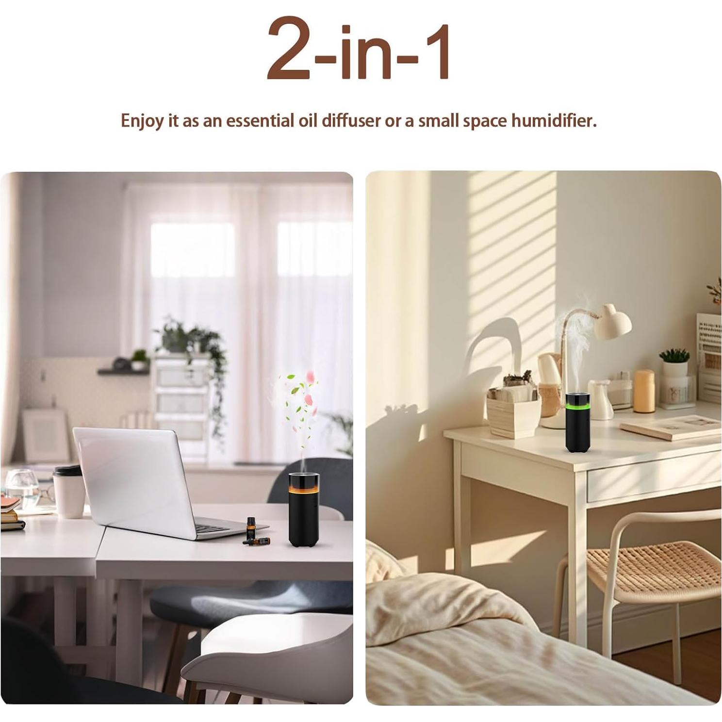 Difusor de Aceites Esenciales YIXIUTEN Galaxy Car 100ml Negro