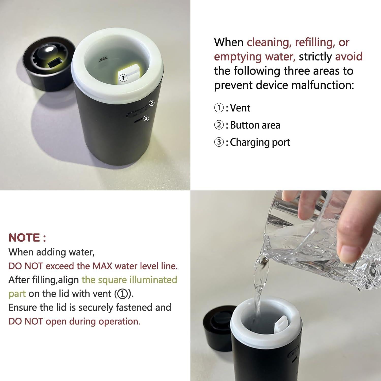 Difusor de Aceites Esenciales YIXIUTEN Galaxy Car 100ml Negro