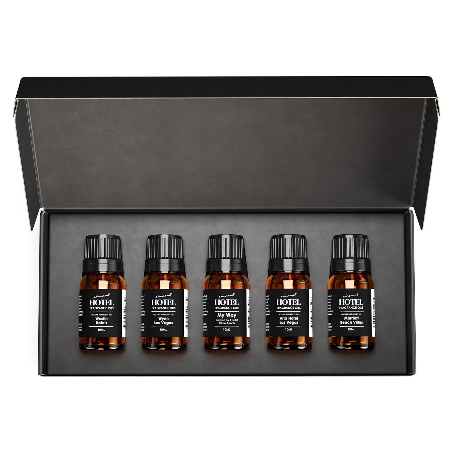 Juego de Aceites Aromáticos AirScent - Colección Hotel 5 Estrellas 10 mL