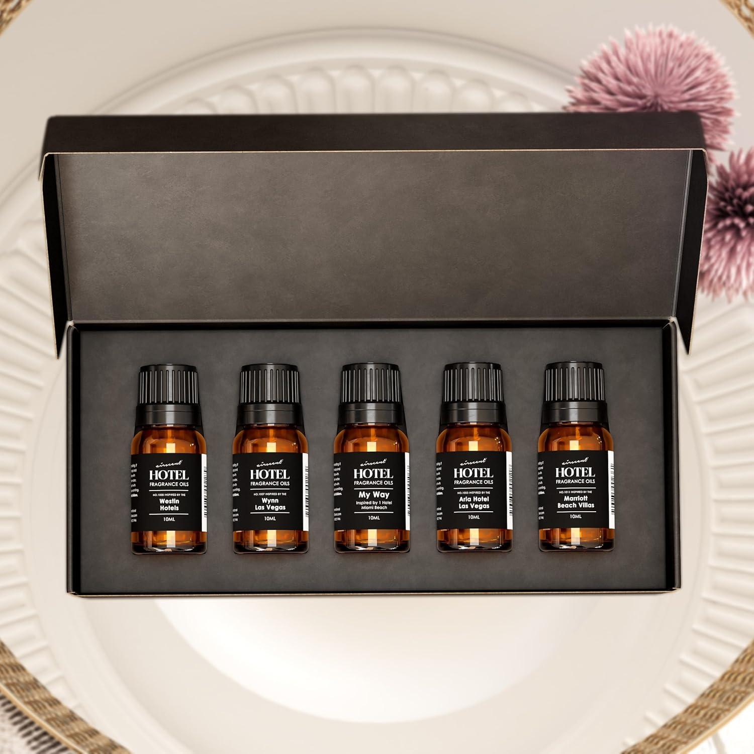 Juego de Aceites Aromáticos AirScent - Colección Hotel 5 Estrellas 10 mL
