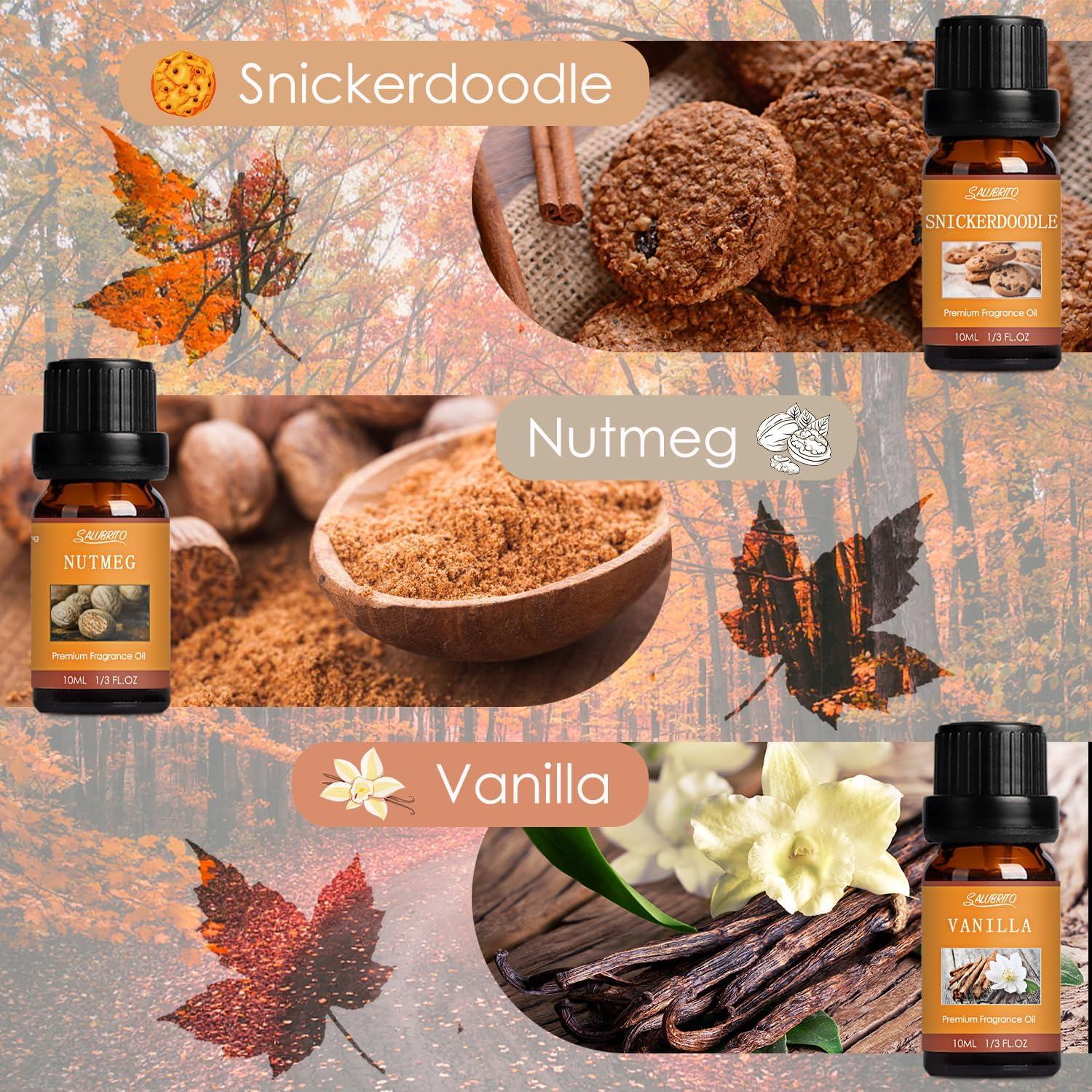Set de Aceites Esenciales Otoño Salubrito 6x10ml Aromaterapia