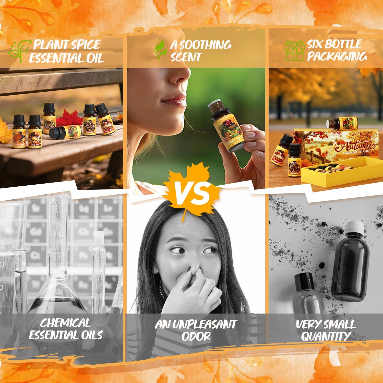 Juego de Aceites Esenciales SOULORIGIN Otoño 6 Fragancias