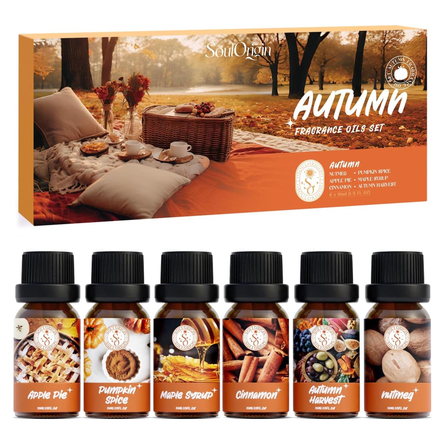 Set de Aceites Esenciales de Otoño SoulOrigin 6x10ml