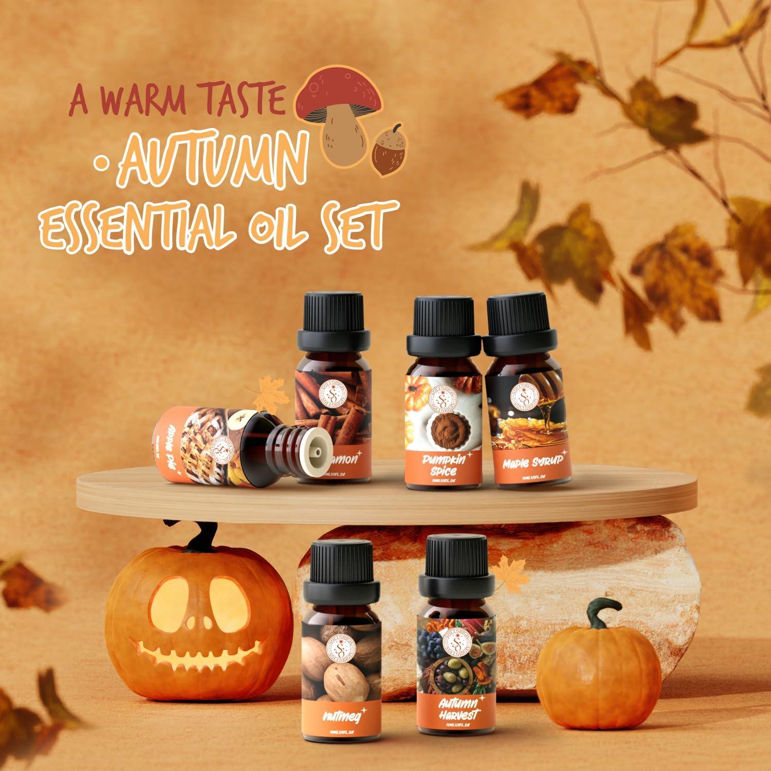 Set de Aceites Esenciales de Otoño SoulOrigin 6x10ml