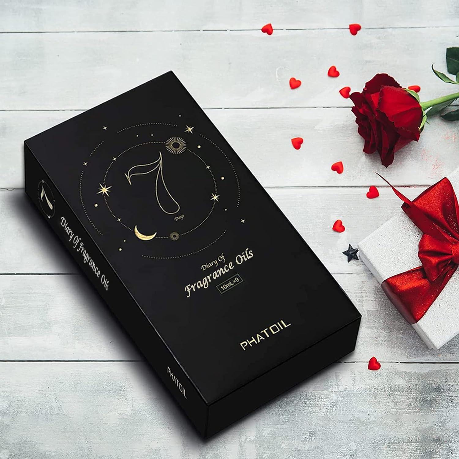 Set de 9 Aceites Esenciales Frutales PHATOIL 10ml para Aromaterapia