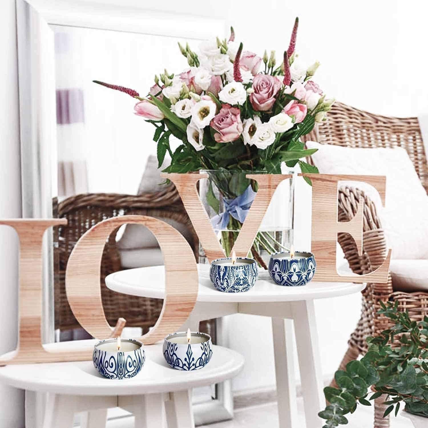 Juego de 16 Velas Aromáticas de Cera de Soja YOROXRG 70.87g