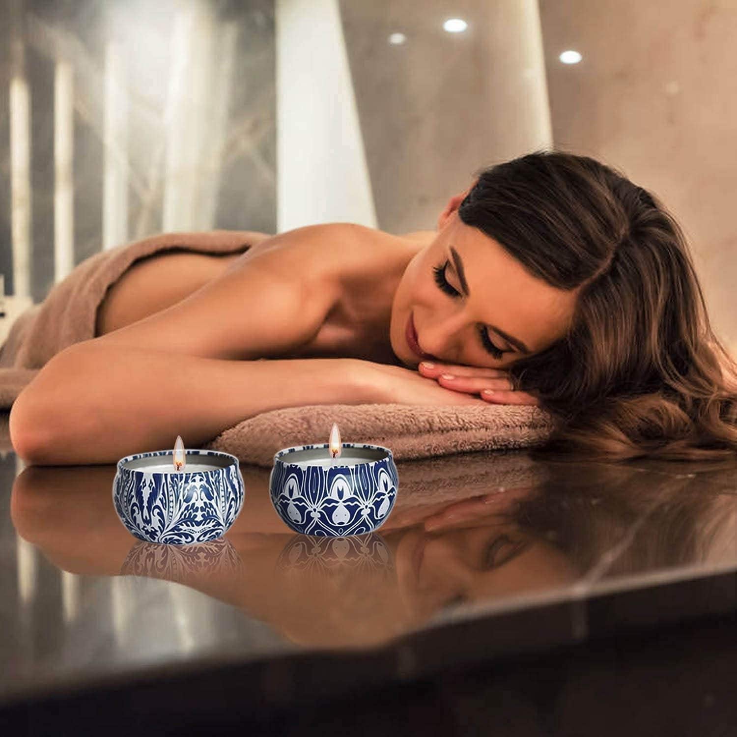 Juego de 16 Velas Aromáticas de Cera de Soja YOROXRG 70.87g