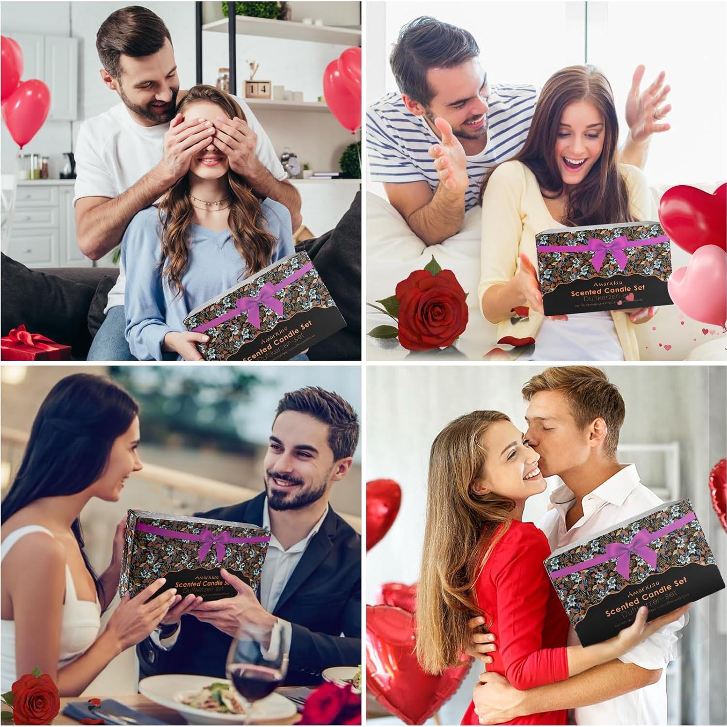 Juego de Velas Aromáticas LAJDL - 12 Fragancias de Soja