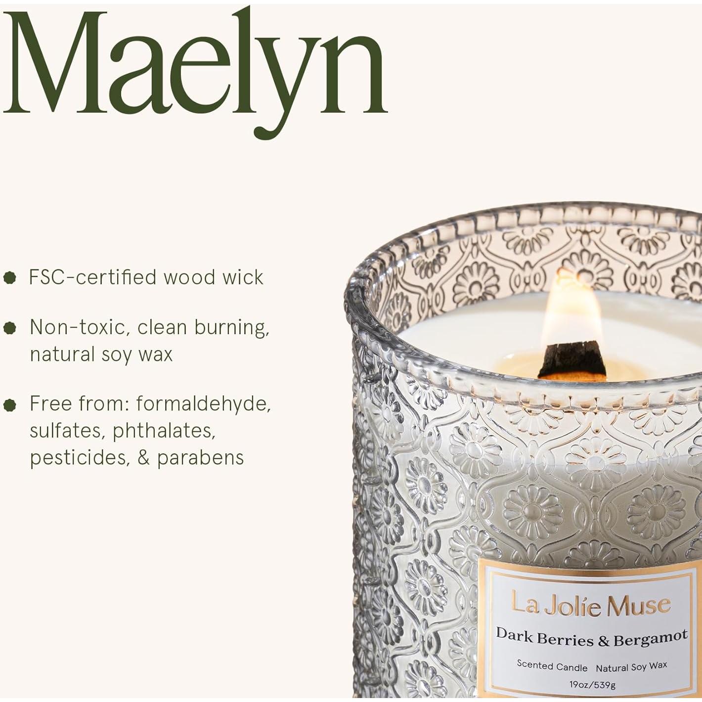 Vela Aromática LA JOLIE MUSE 539g Berries y Bergamota