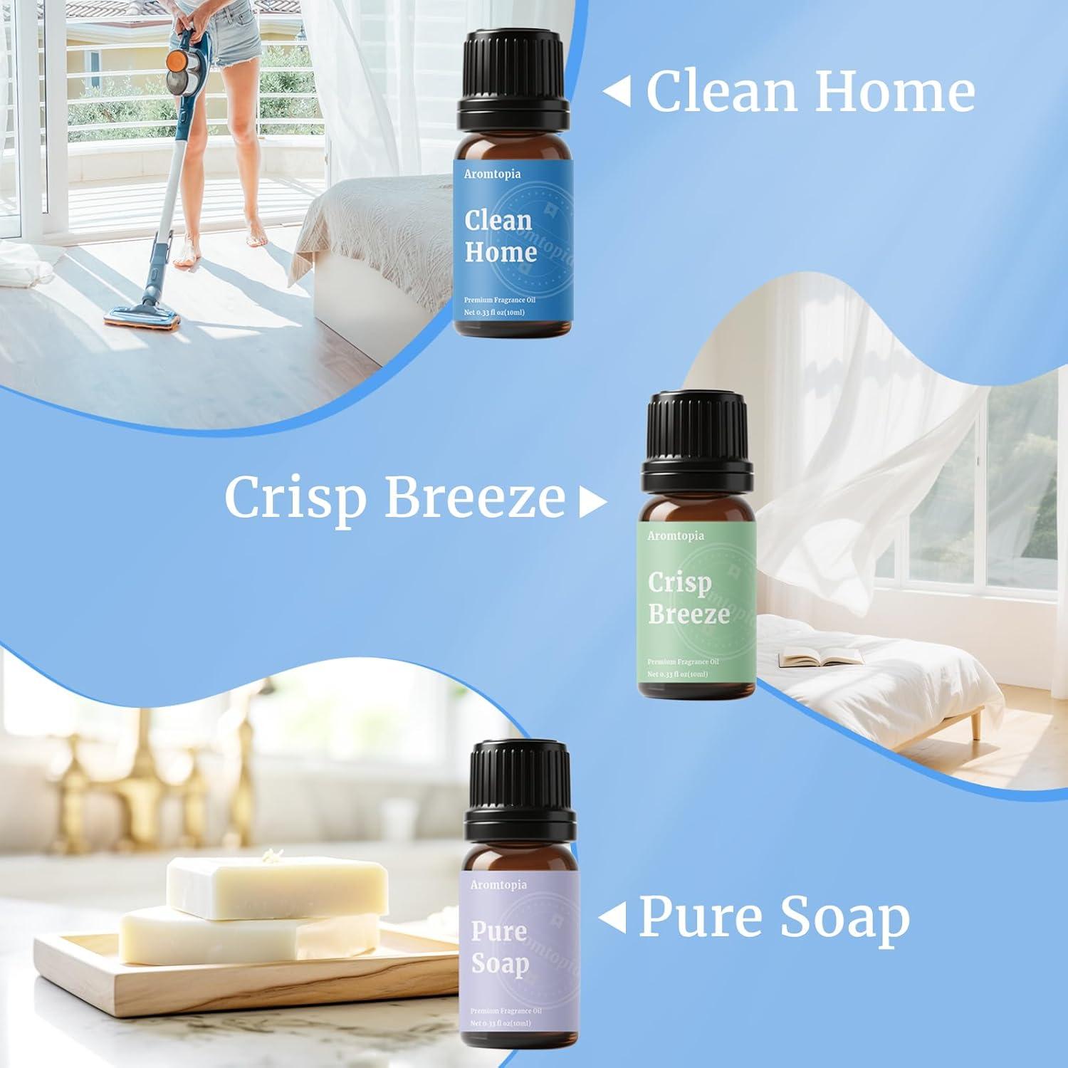 Set de Aceites Esenciales Aromtopia 6x10ml para Difusores