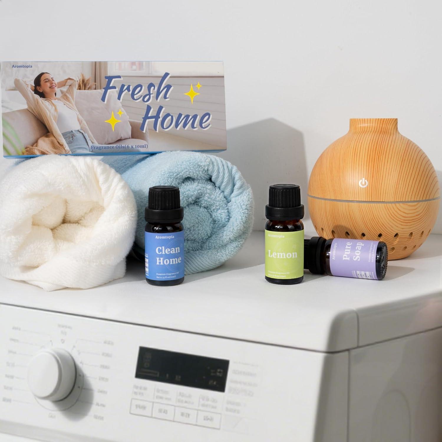 Set de Aceites Esenciales Aromtopia 6x10ml para Difusores