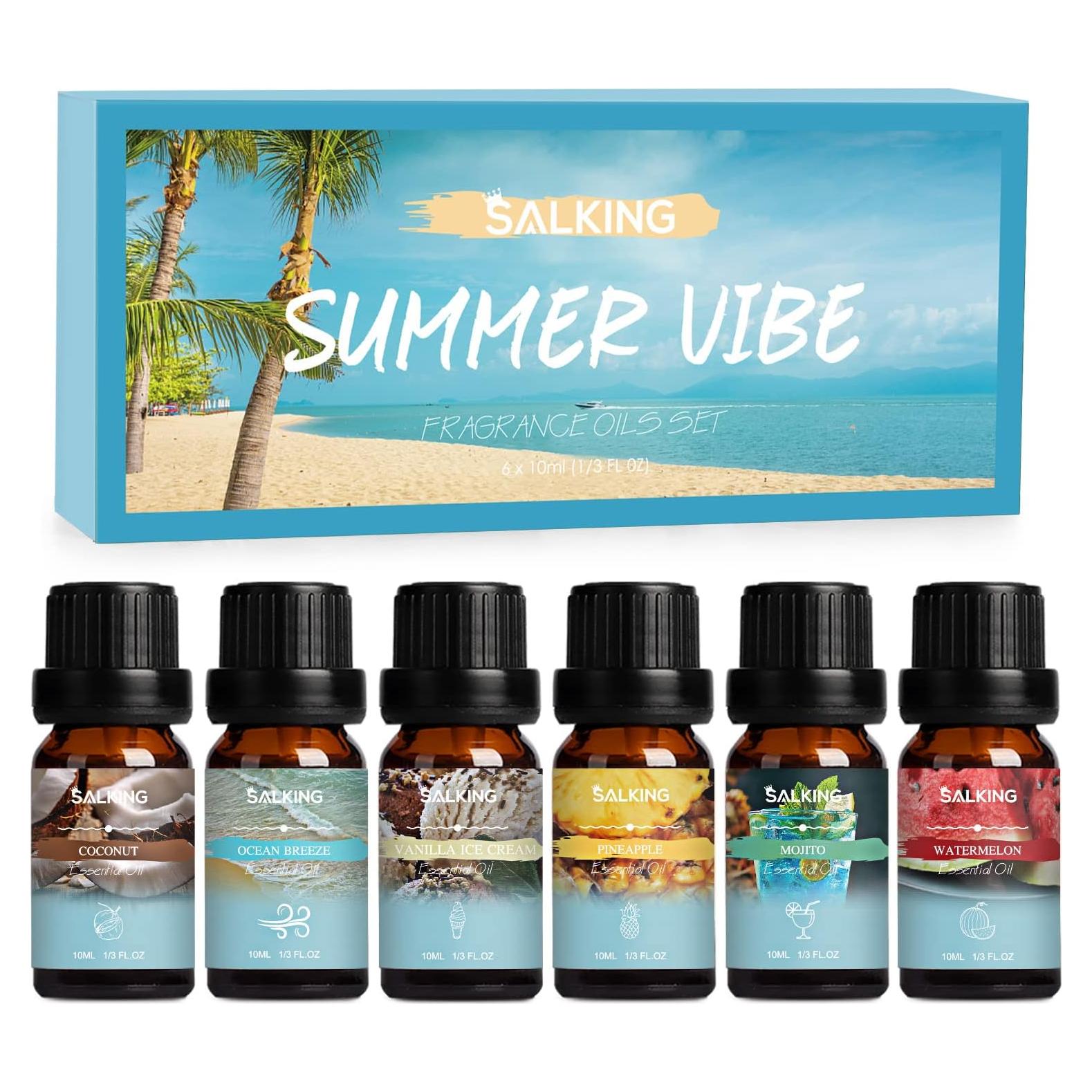 Conjunto de Aceites Aromáticos Premium SALKING - Verano