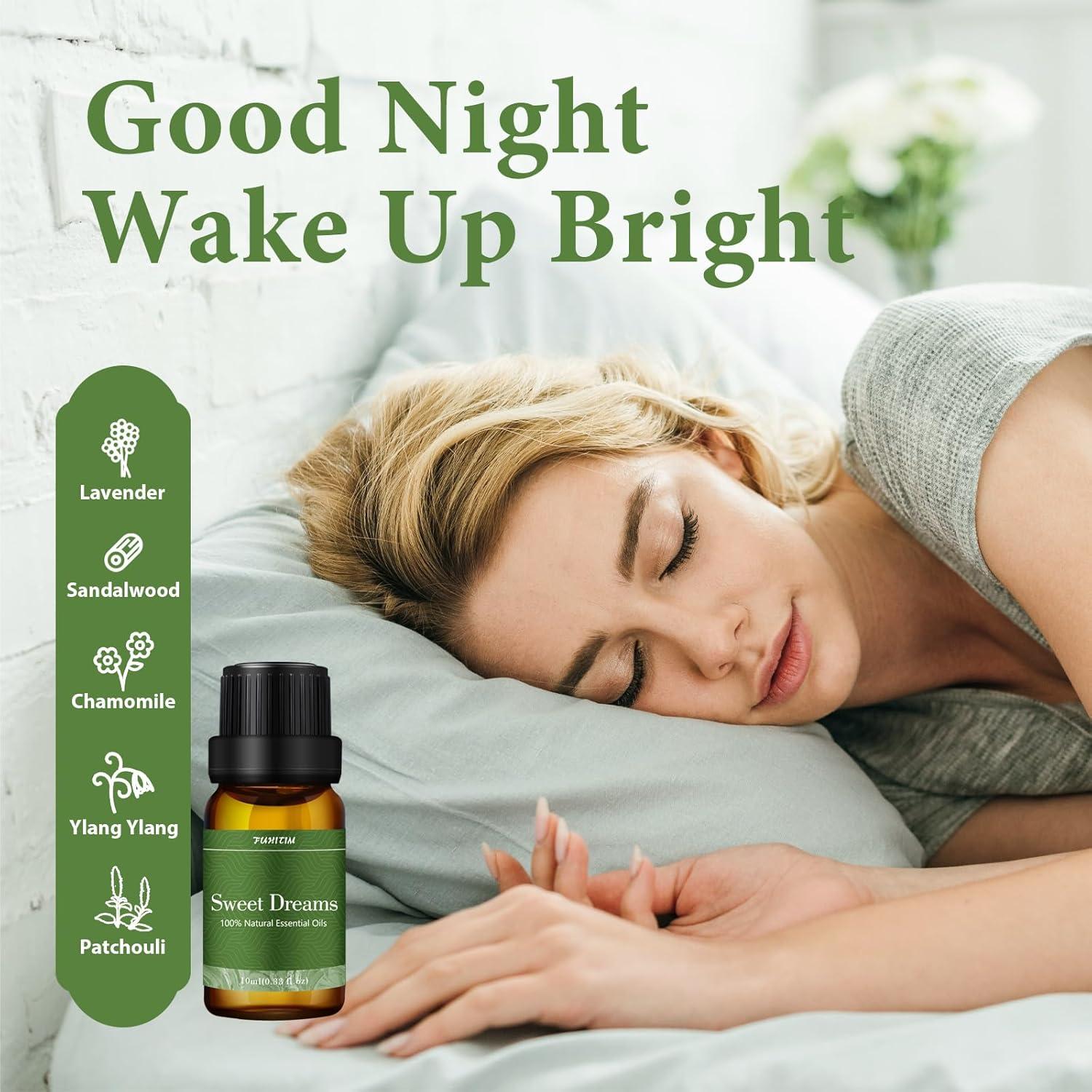 Juego de Aceites Esenciales FUHITIM 6x10ml para Difusores