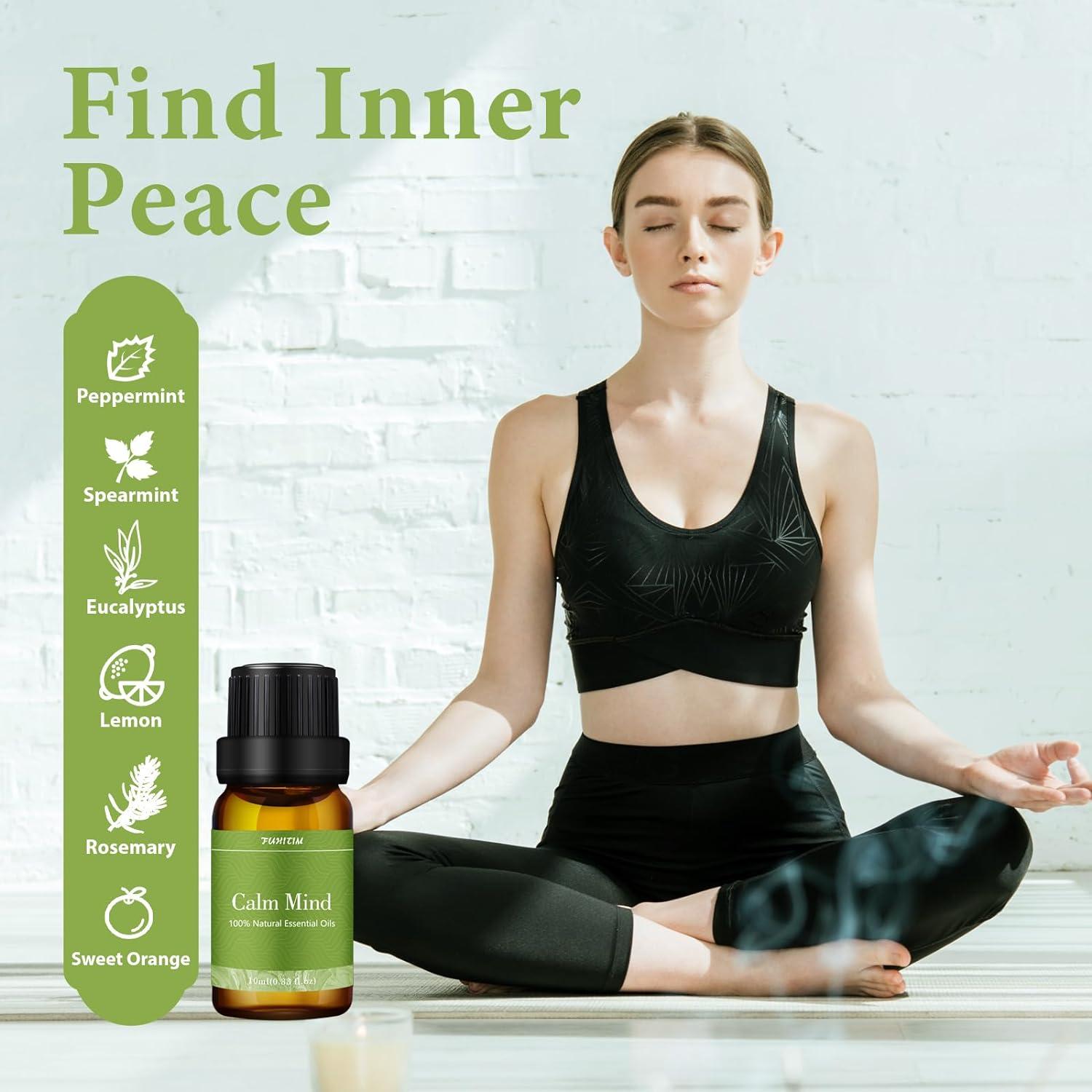 Juego de Aceites Esenciales FUHITIM 6x10ml para Difusores