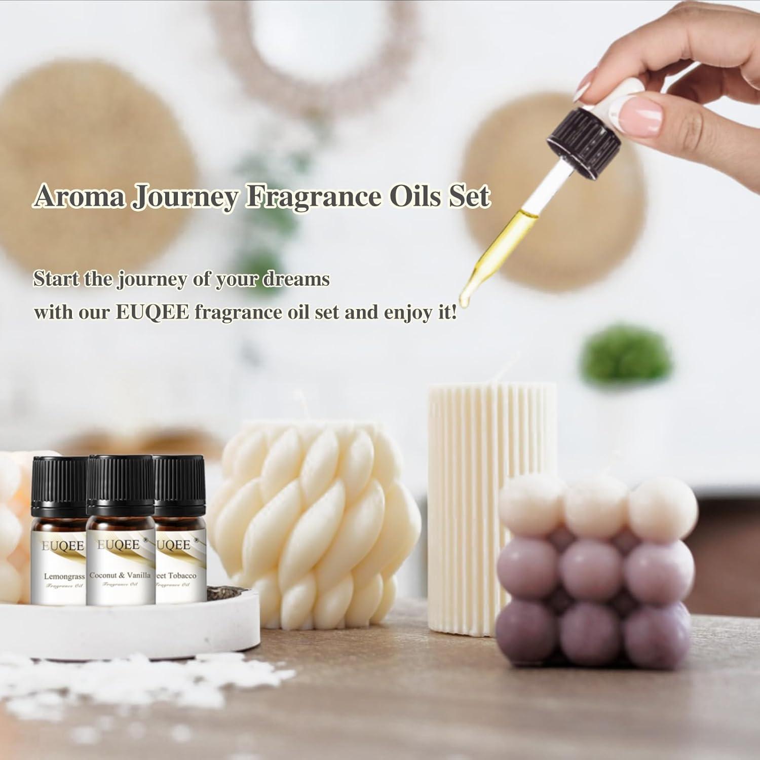 Juego de 12 Aceites Aromáticos EUQEE para Difusor - Regalo