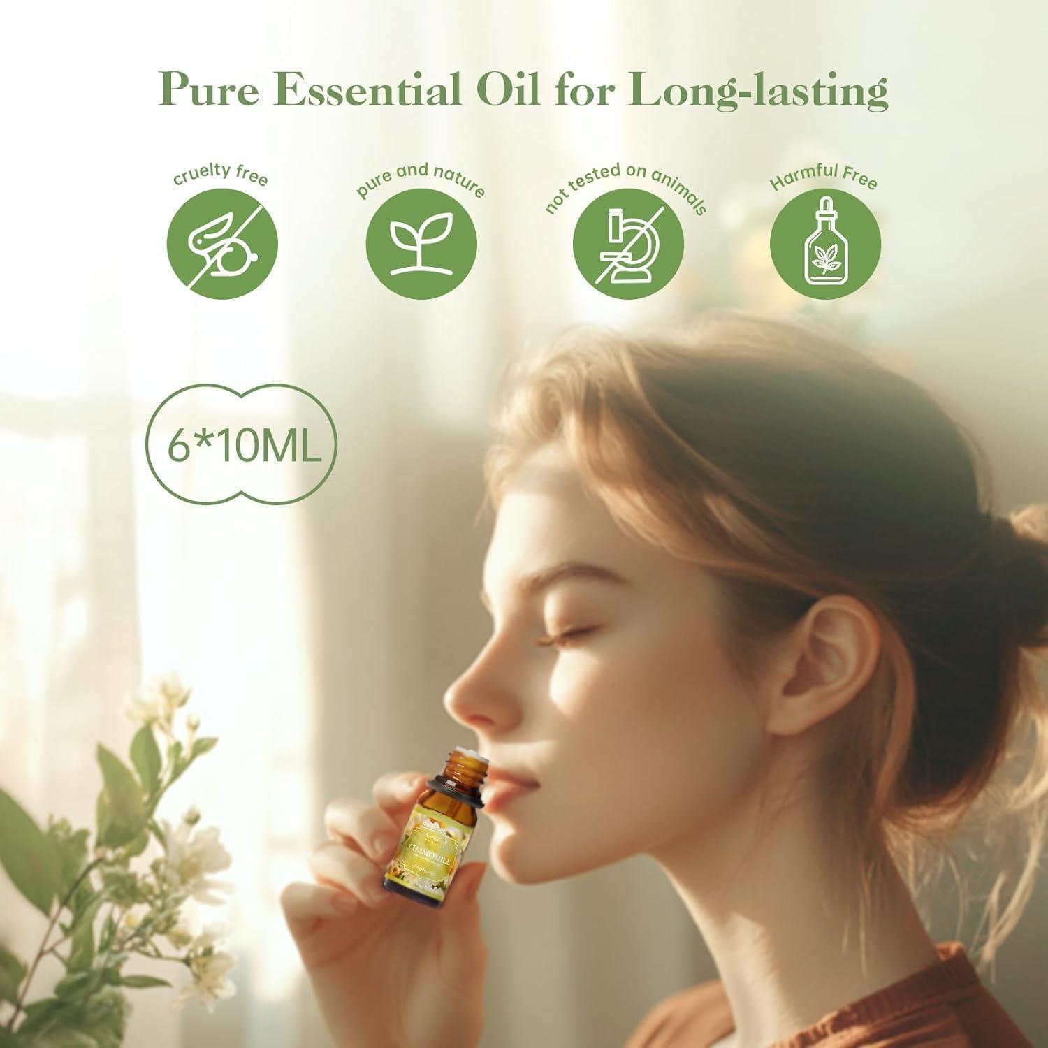 Set de Aceites Esenciales Florales Auelife - 6 Fragancias