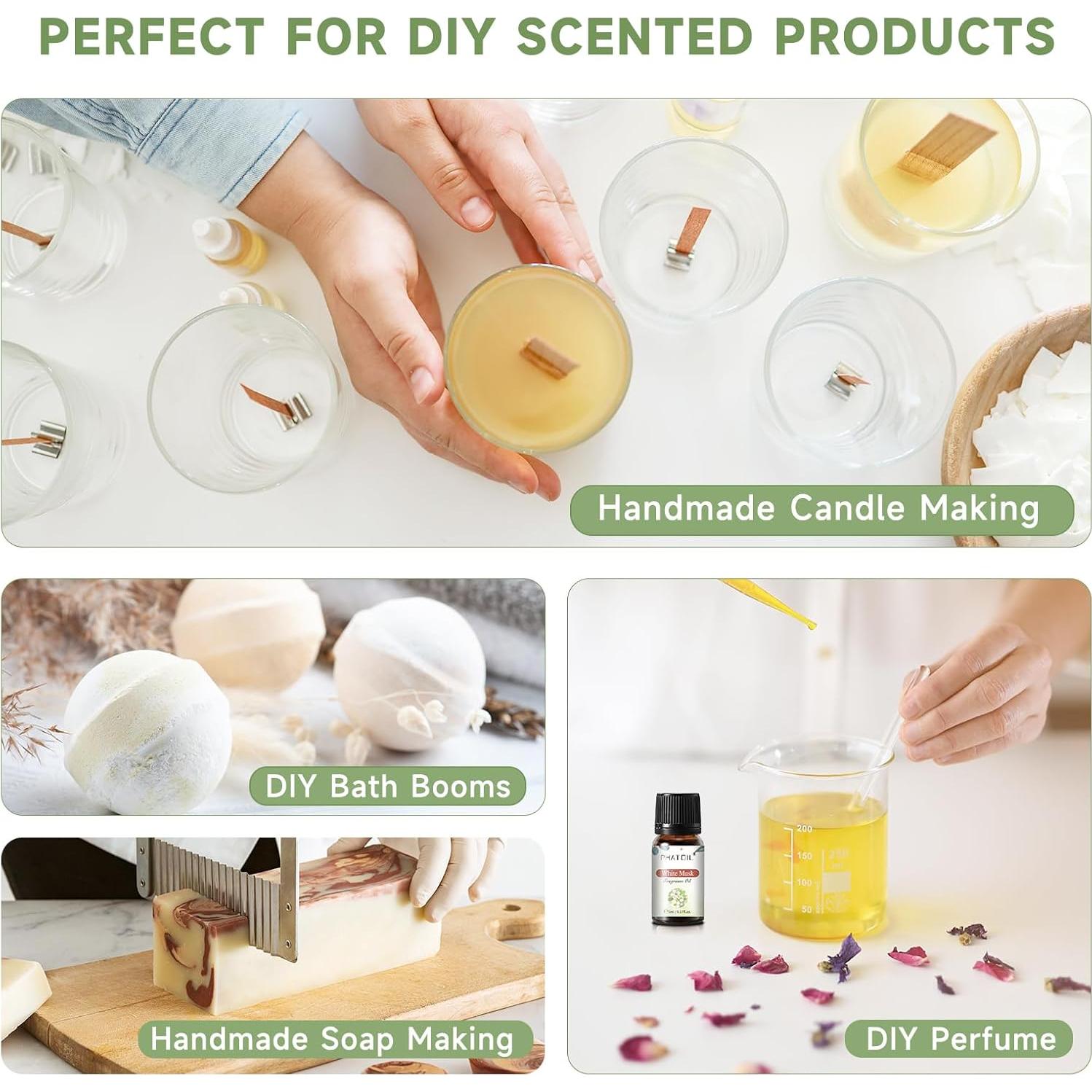 Juego de 20 Aceites Aromáticos Premium PHATOIL 5ML Coco y Más