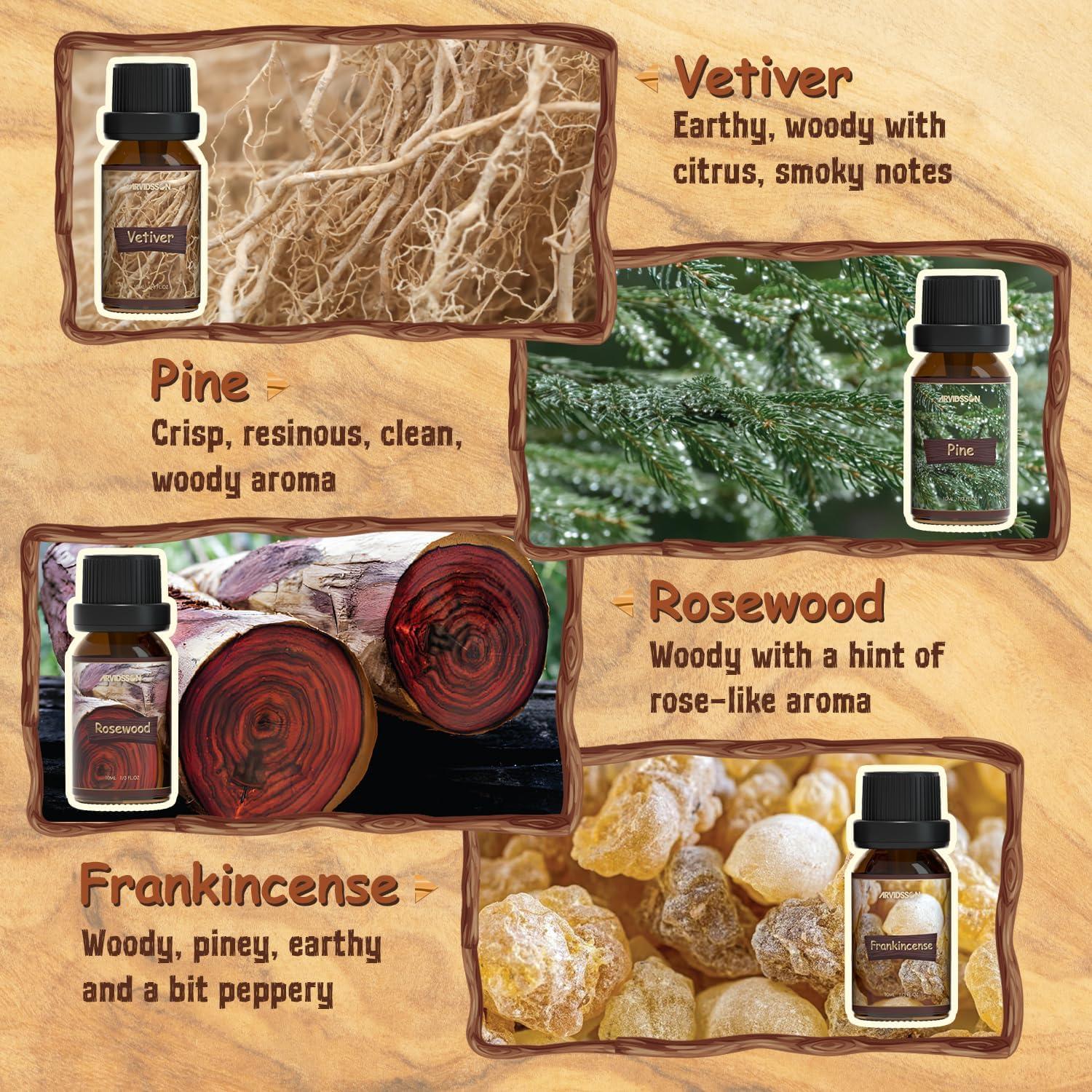 Juego de Aceites Esenciales Woody ARVIDSSON - 12 x 10ml Naturales