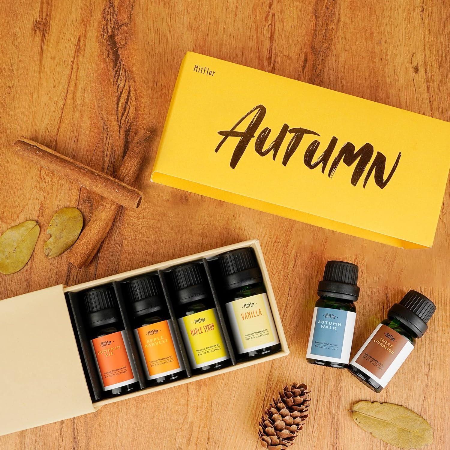 Set de Aceites Esenciales de Otoño MitFlor 10ml x 6 Aromas