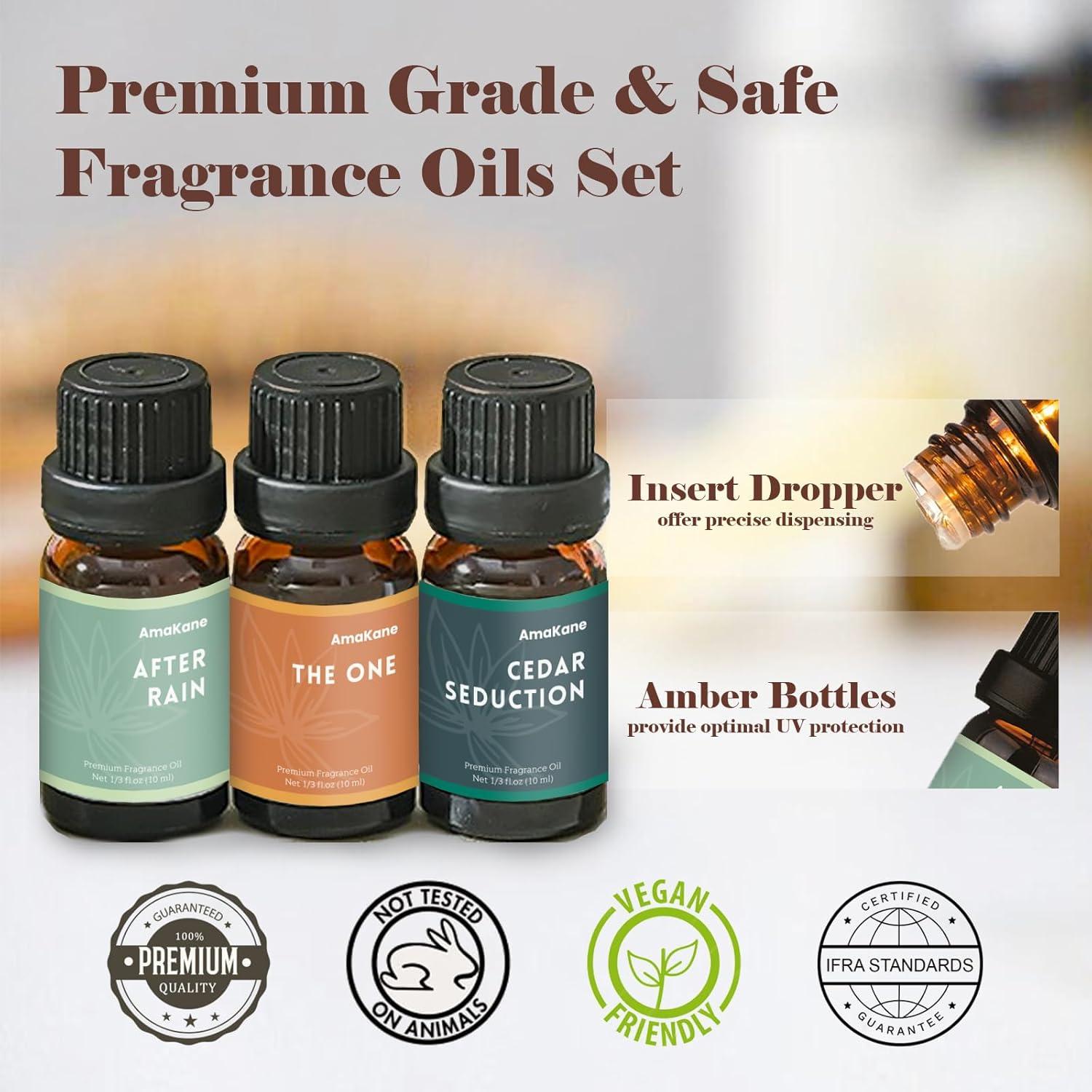 Aceites Esenciales de Aromaterapia AmaKane 6x10ml - Aromas de Hotel