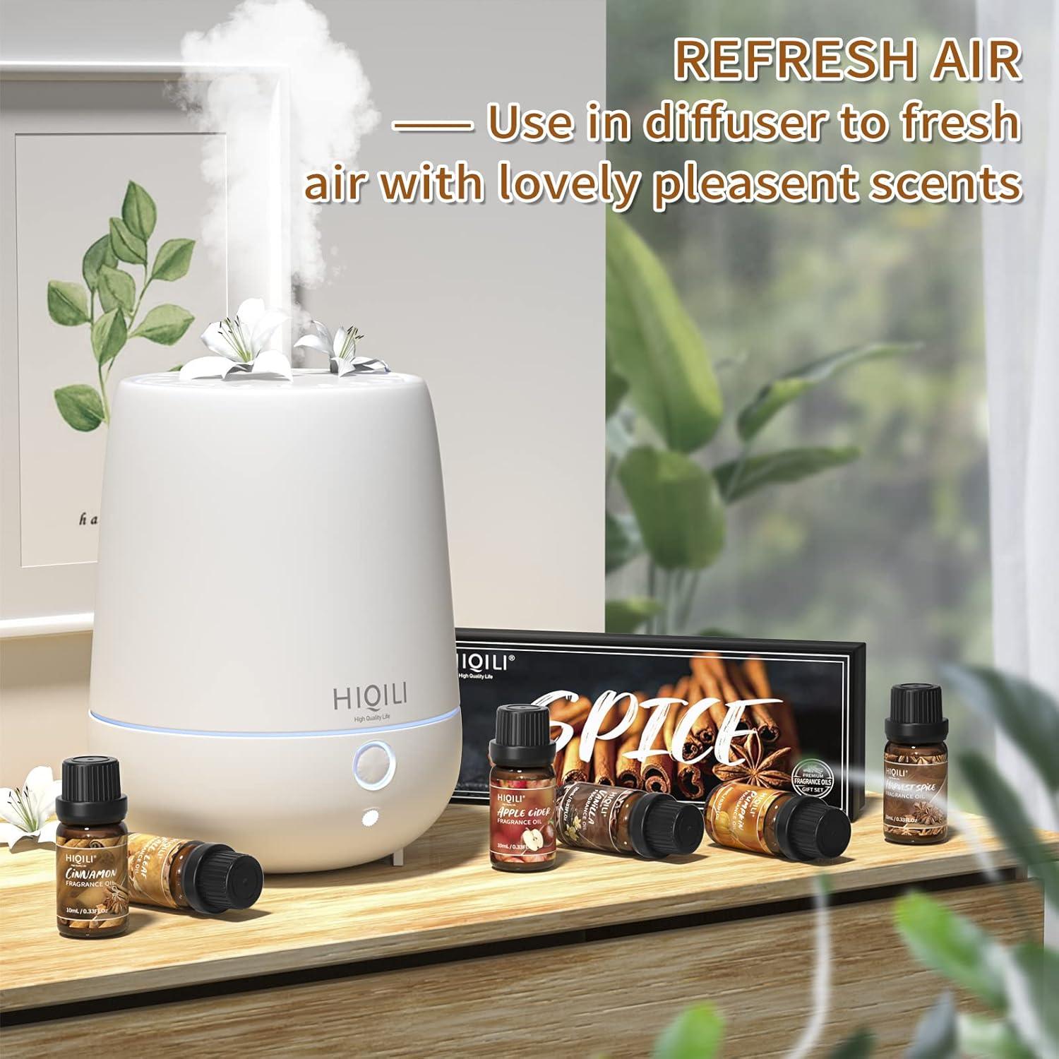 Aceite de Fragancia HIQILI 6x9.84ml Especias Otoñales