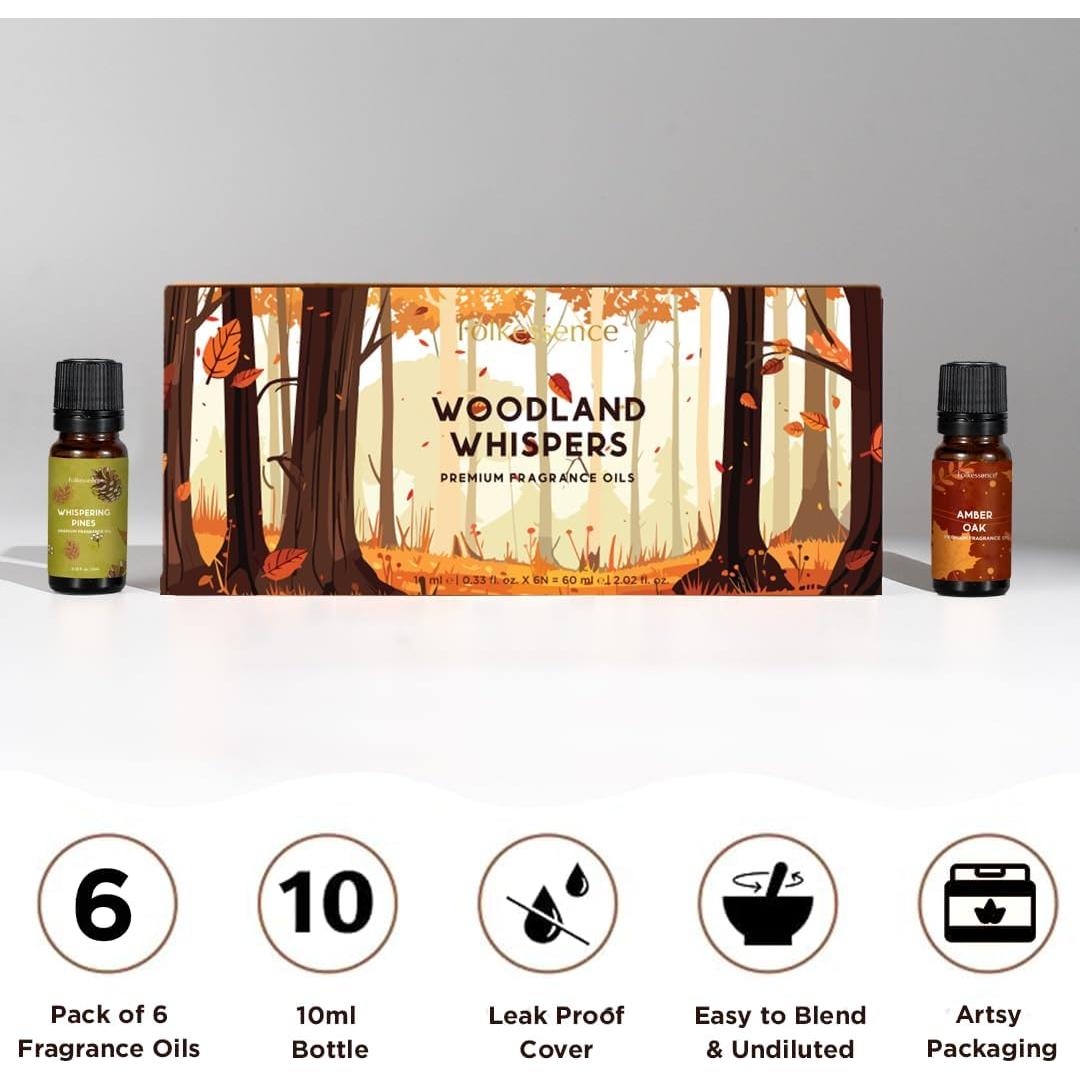 Set de 6 Aceites Esenciales Folkulture 10 ml Otoño