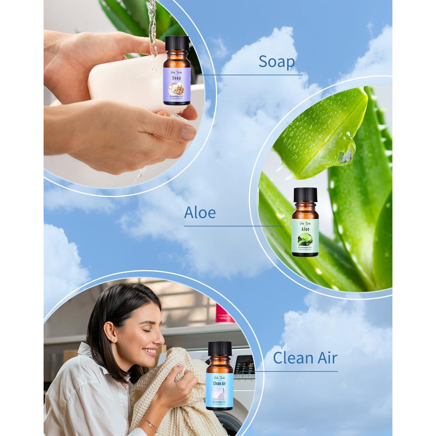 Juego de Aceites Esenciales Premium VEDA TINDA 6 Aromas 290g