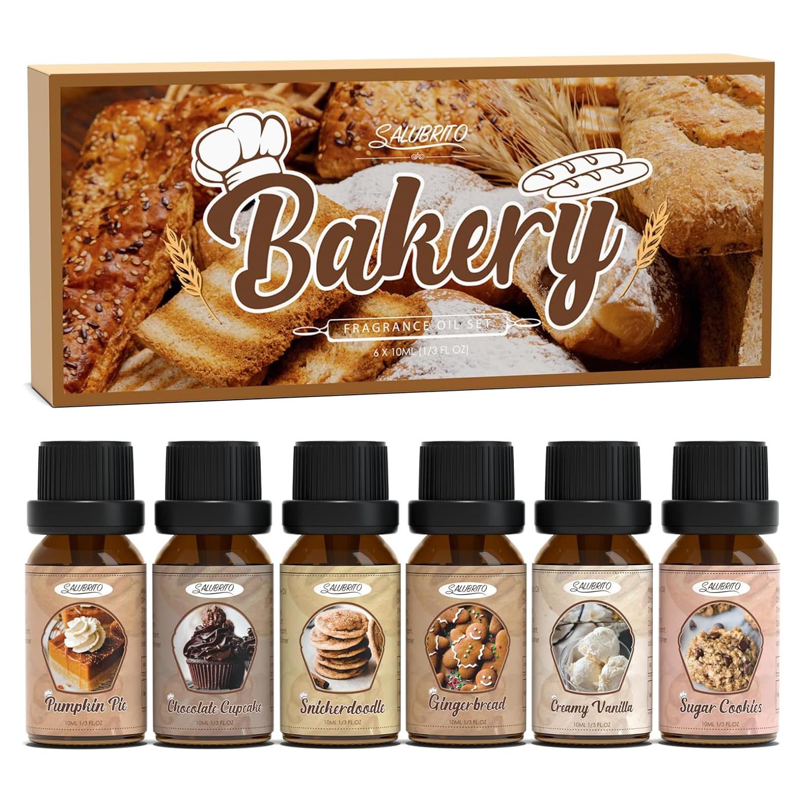 Conjunto de Aceites Esenciales Salubrito 6x10ml Repostería