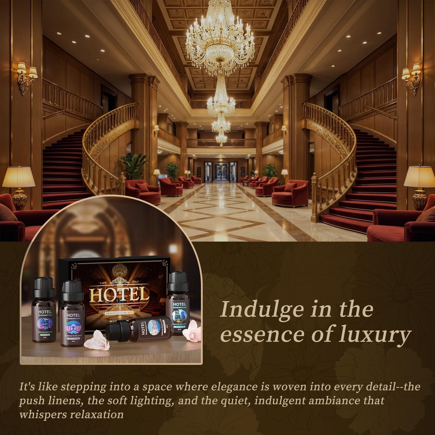 Set de 4 Aceites Esenciales Premium KONCHILE 20ml - Fragancias Lujo