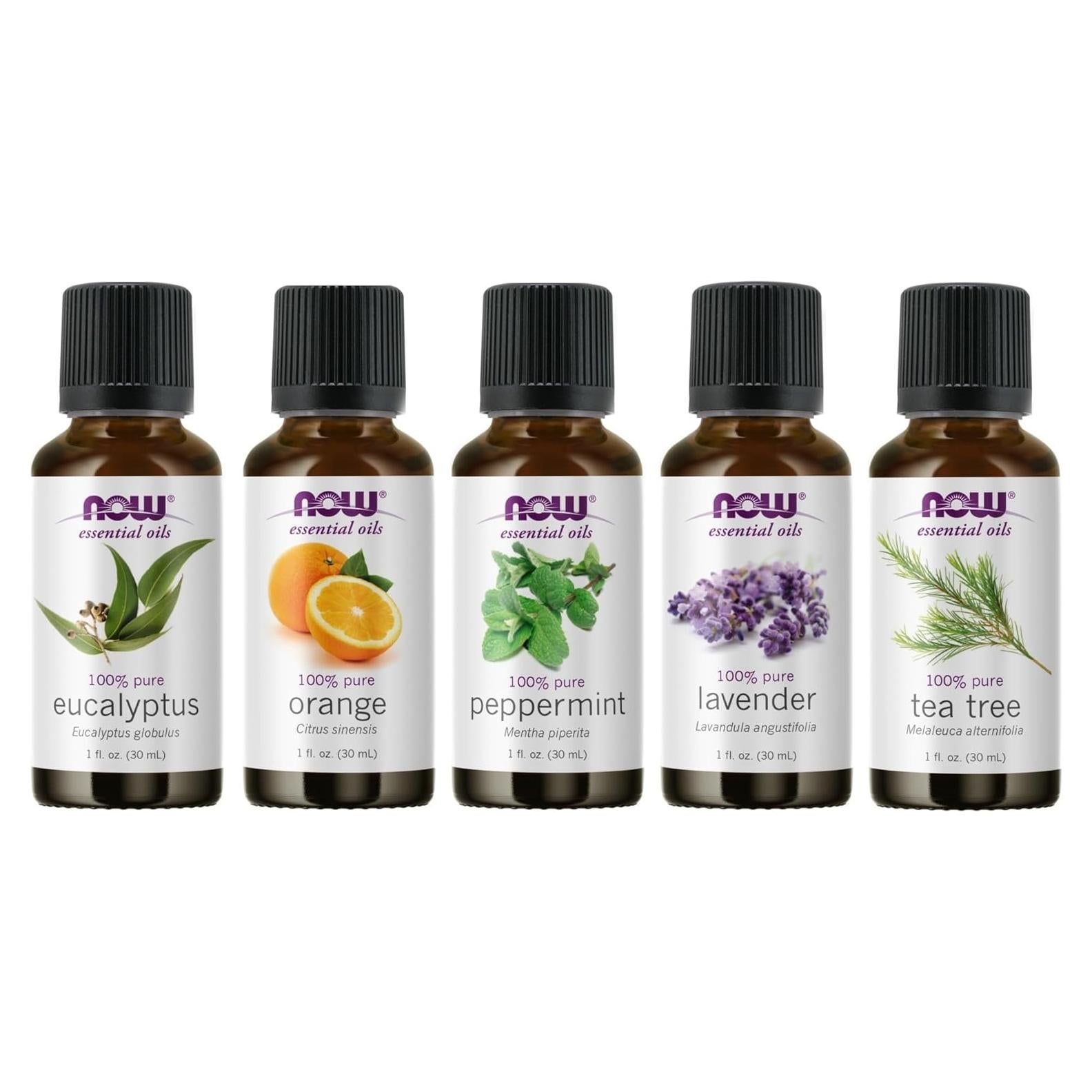 Aceite Esencial Now Foods - Variedad 5 Paquetes 28g