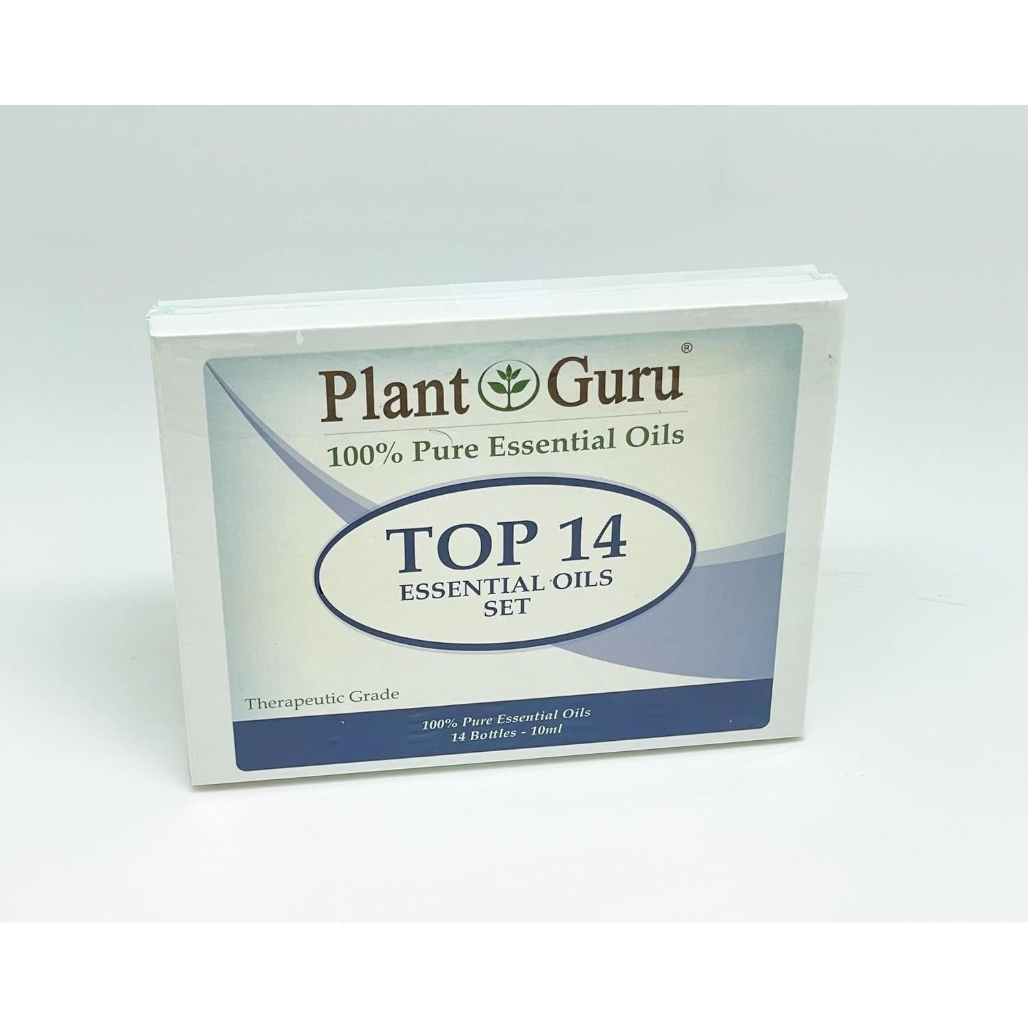 Juego de 14 Aceites Esenciales 10 ml Plant Guru 100% Puro