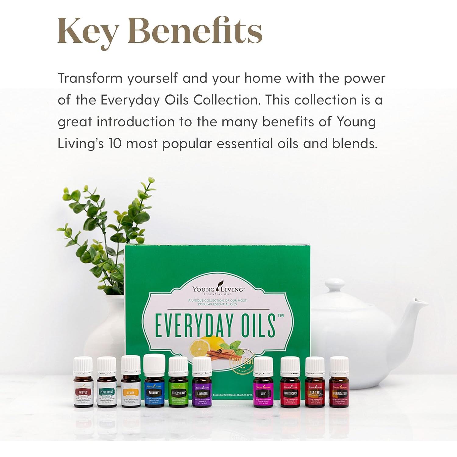 Set de Aceites Esenciales Young Living 100% Puros - 10 Mezclas