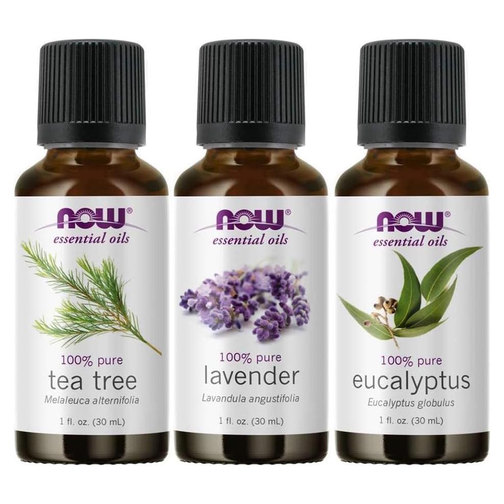 Paquete de 3 Aceites Esenciales Now Foods 100% Puro 29.57 ml