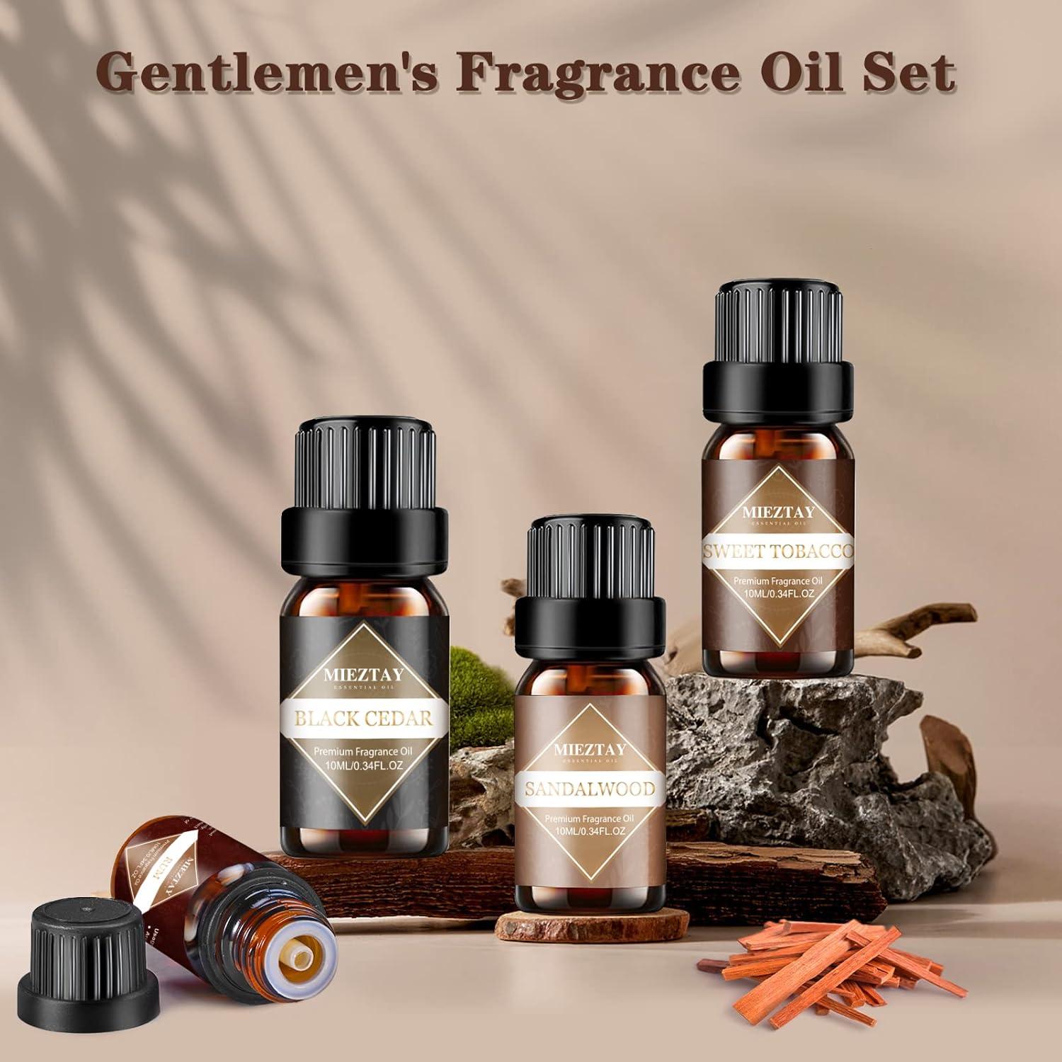 Juego de 6 Aceites Esenciales Masculinos Mieztay 10mL