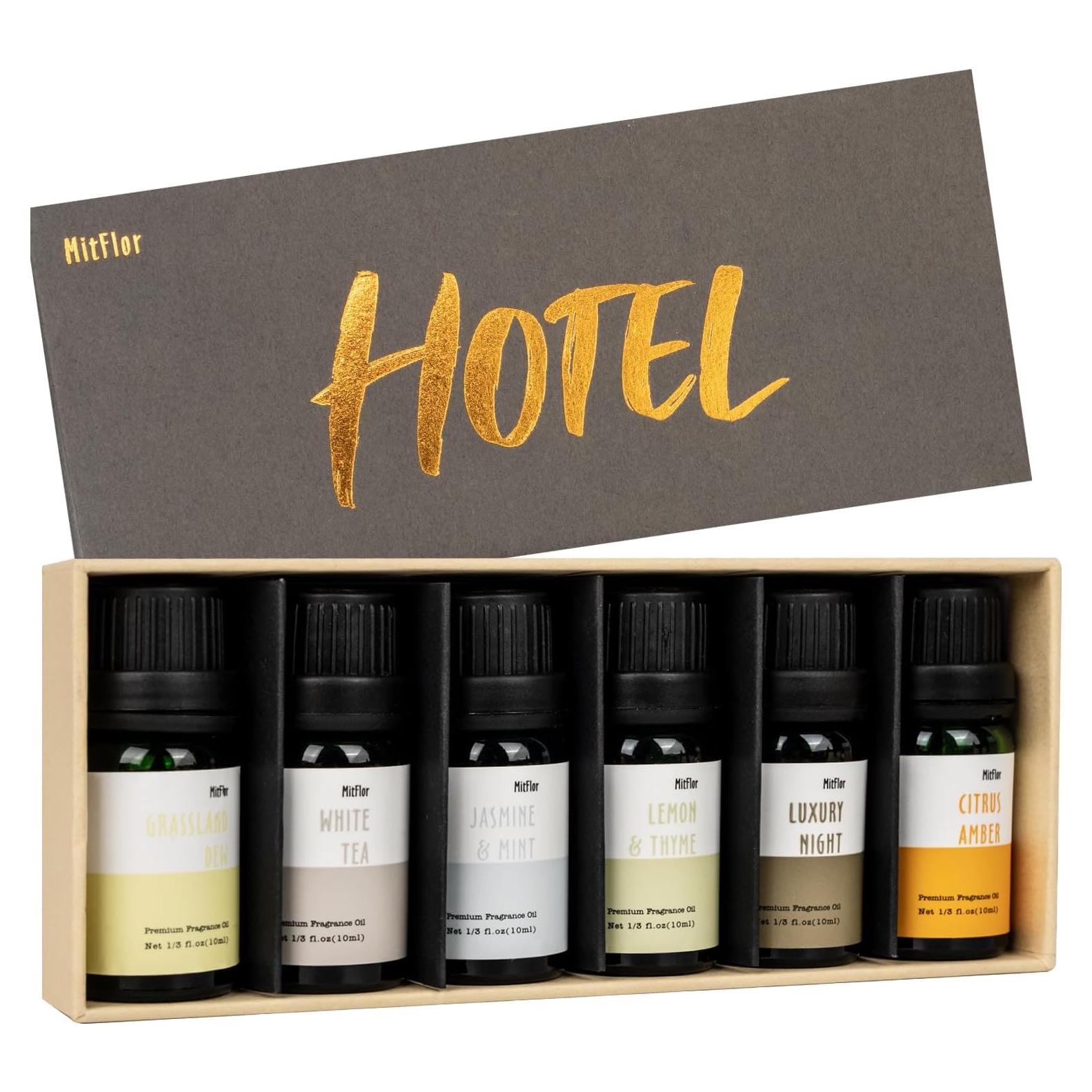 Juego de Aceites Difusores de Fragancia MitFlor 6 x 10 ml