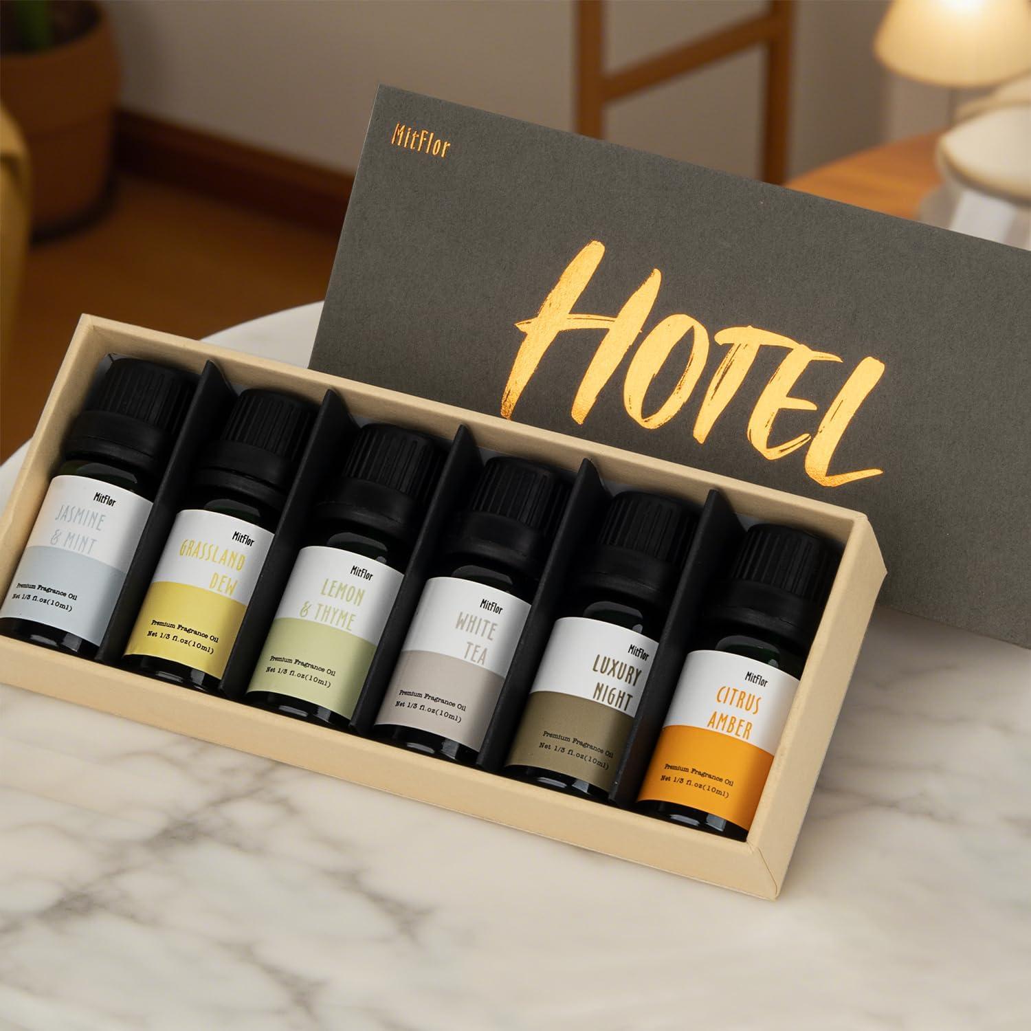 Juego de Aceites Difusores de Fragancia MitFlor 6 x 10 ml