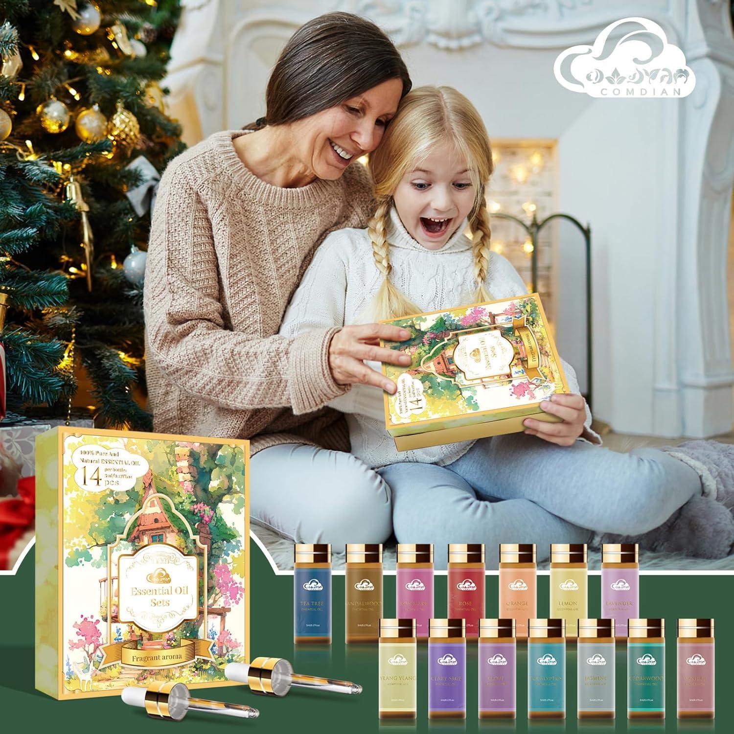 Juego de Aceites Esenciales 14 Piezas Comdian 5ml Aromaterapia