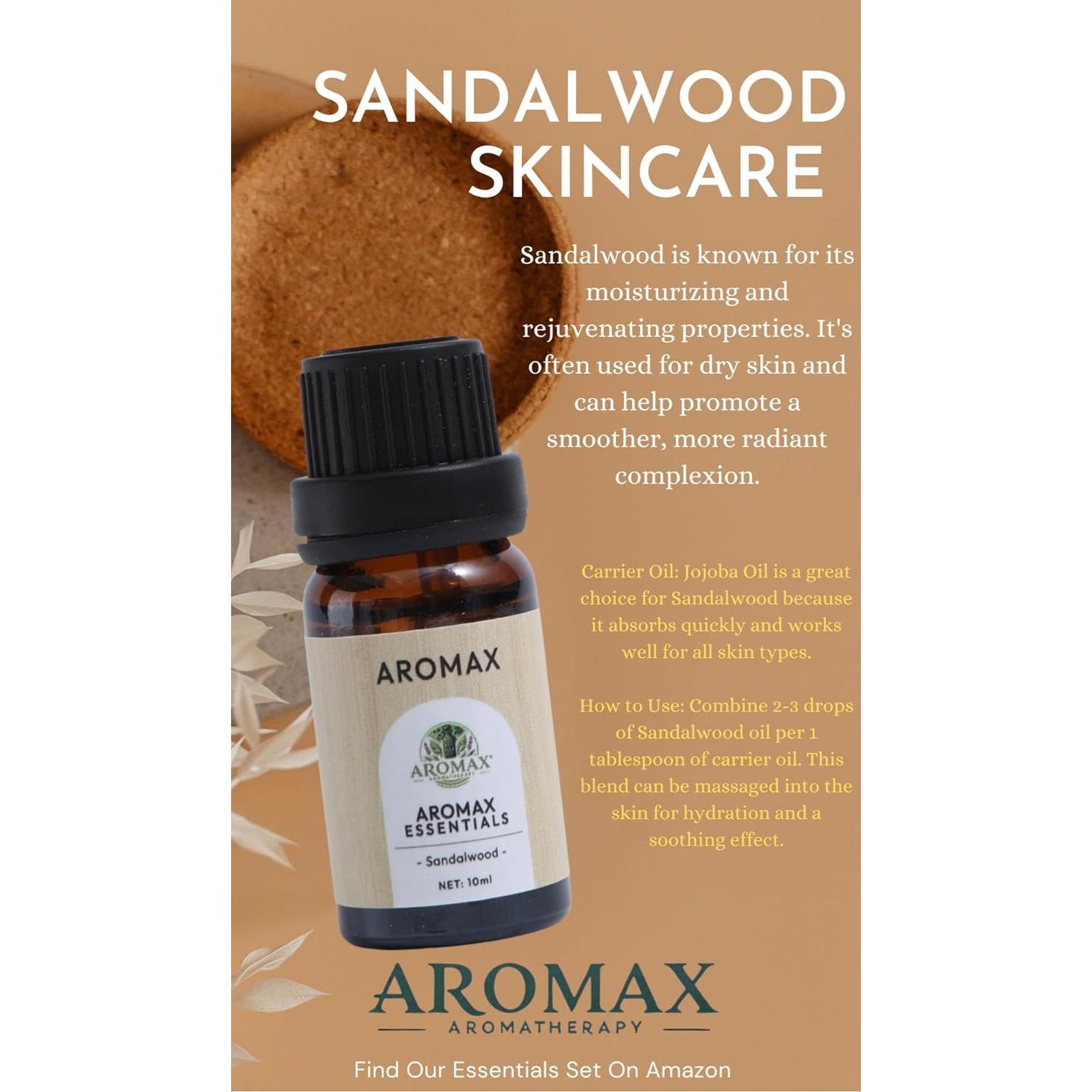 Set de Aceites Esenciales Aromax 100% Puros - 6 Fragancias