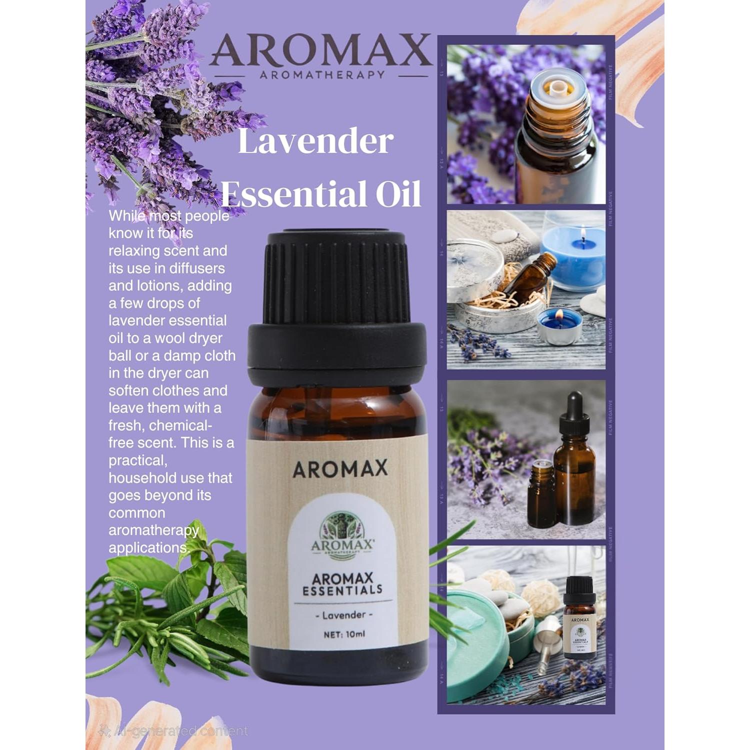 Set de Aceites Esenciales Aromax 100% Puros - 6 Fragancias