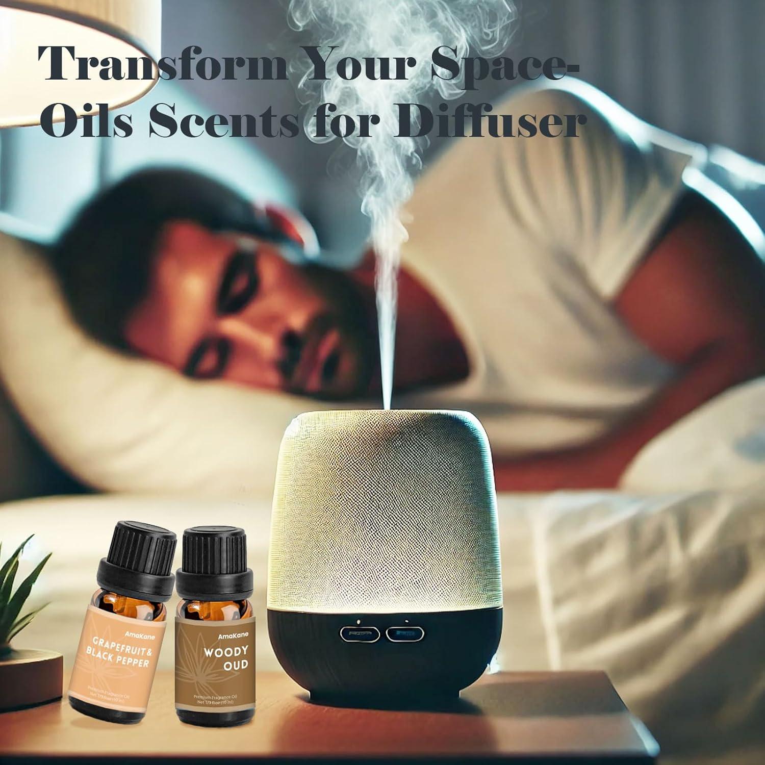 Aceites Aromáticos AmaKane 6x10 ml Masculinos Sándalo Oud