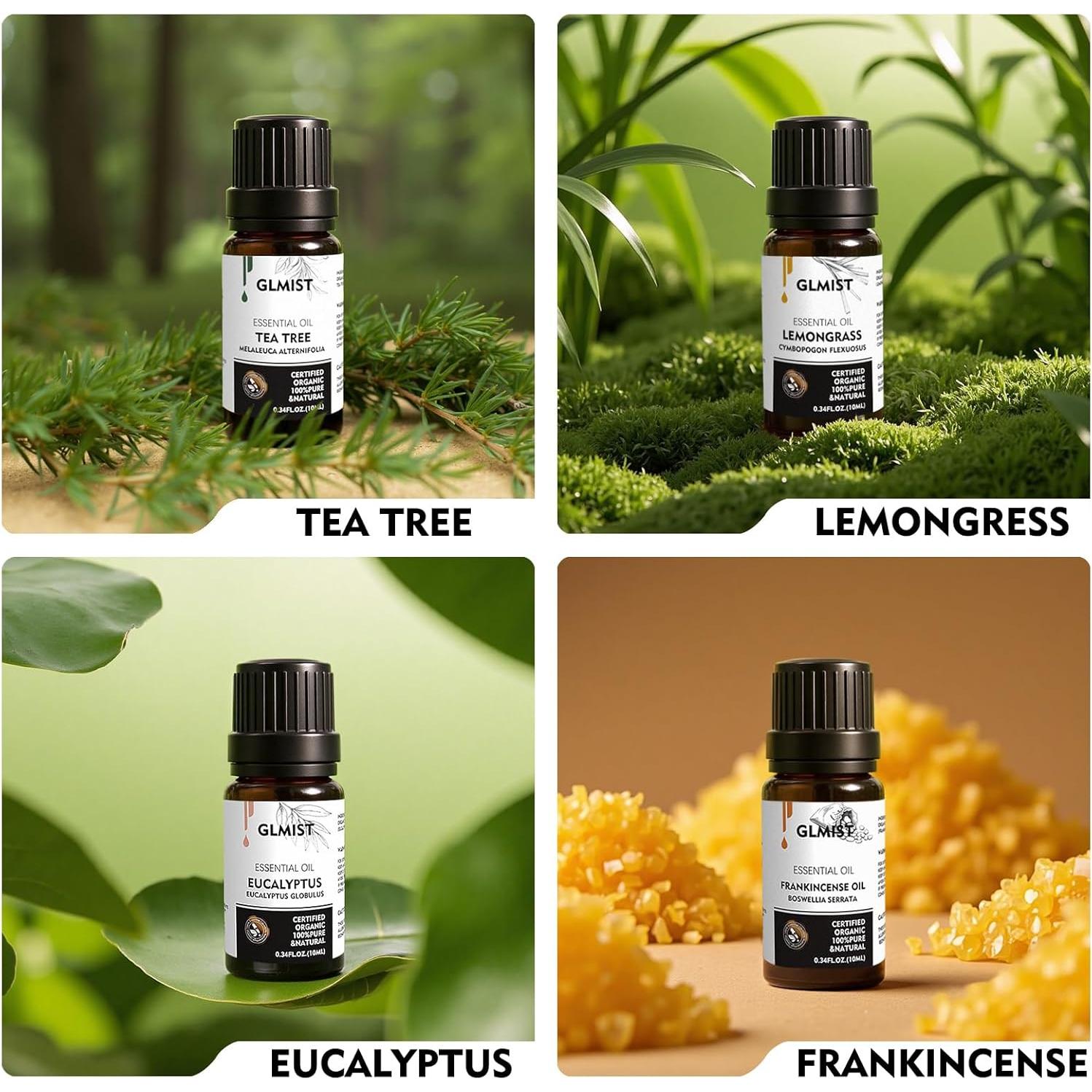 Juego de Aceites Esenciales GLMIST - 8 Fragancias Naturales