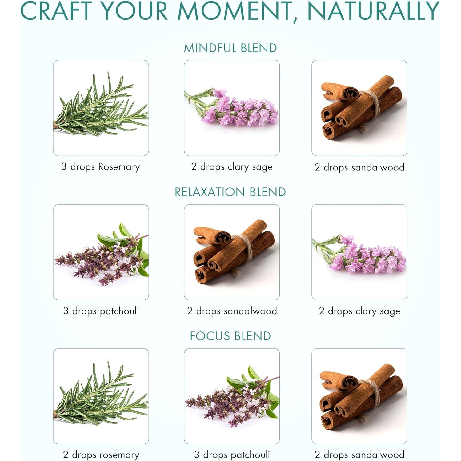 Set de Aceites Esenciales de Meditación Majestic Pure 4x8.8ml