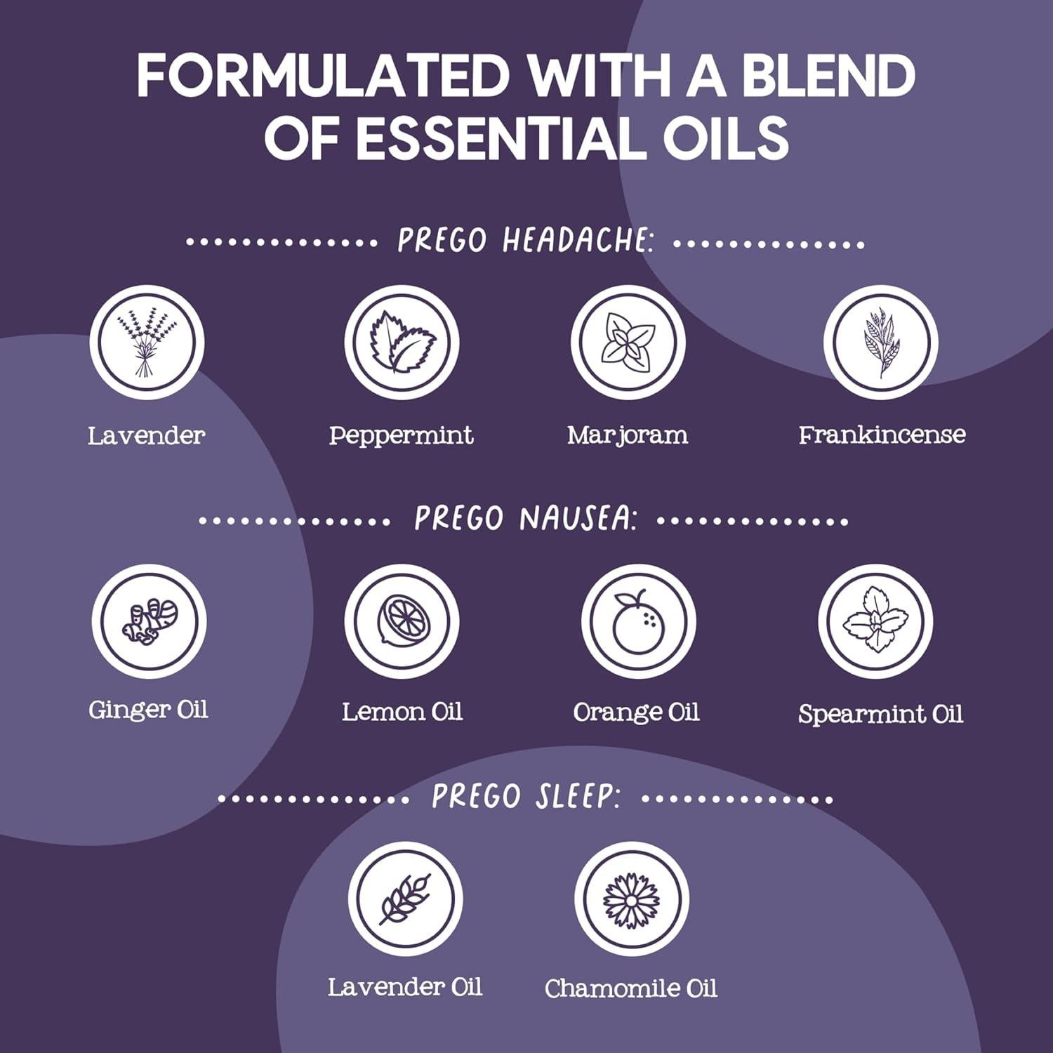 Set de Aceites Esenciales Roll-On Oilogic para Embarazo - 3 Piezas