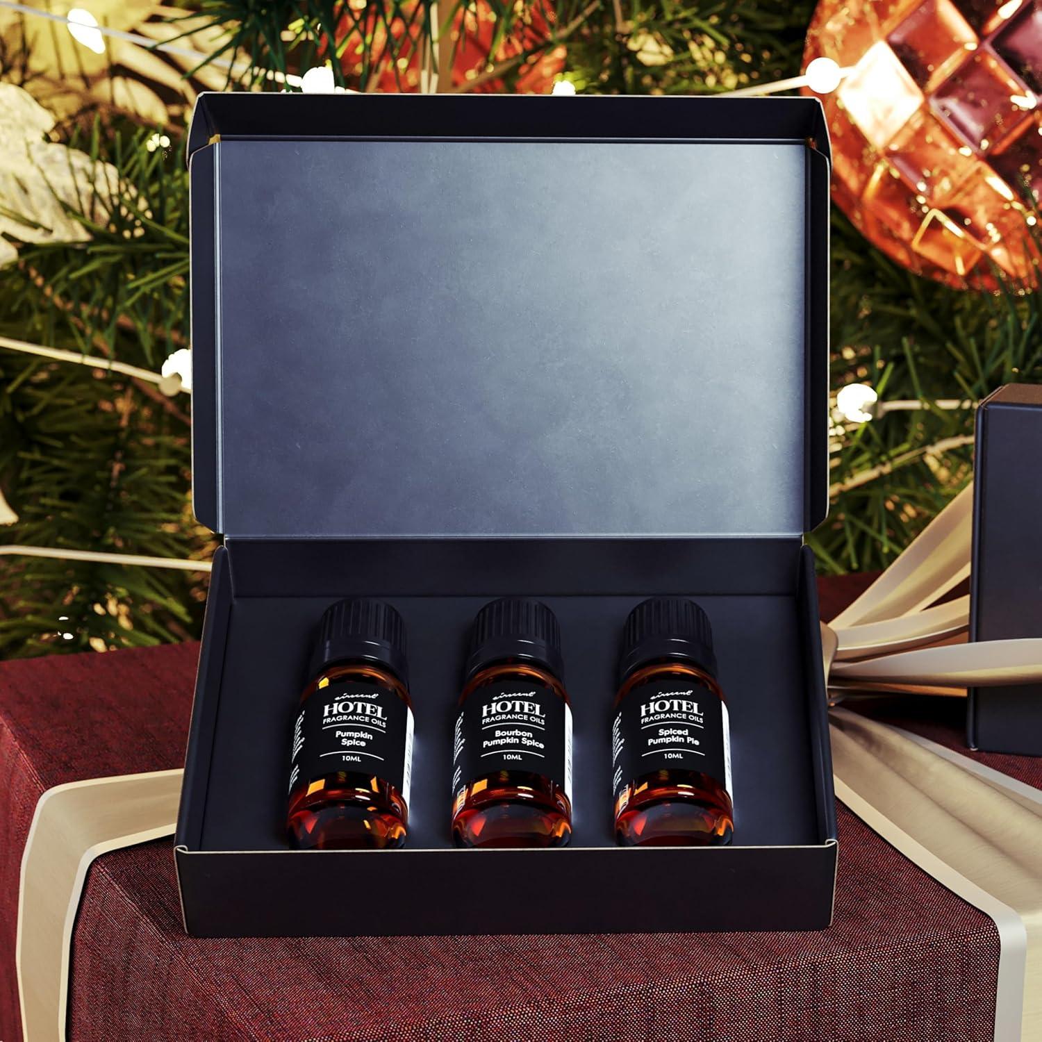 Set de Aceites de Fragancia AirScent Especias de Calabaza 3x10mL