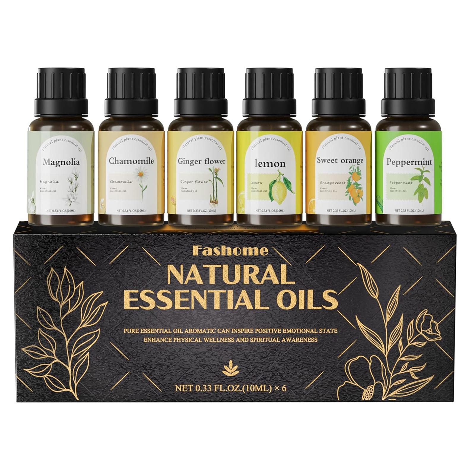 Juego de Aceites Esenciales 6 Mezclas Aromaterapia 10 mL