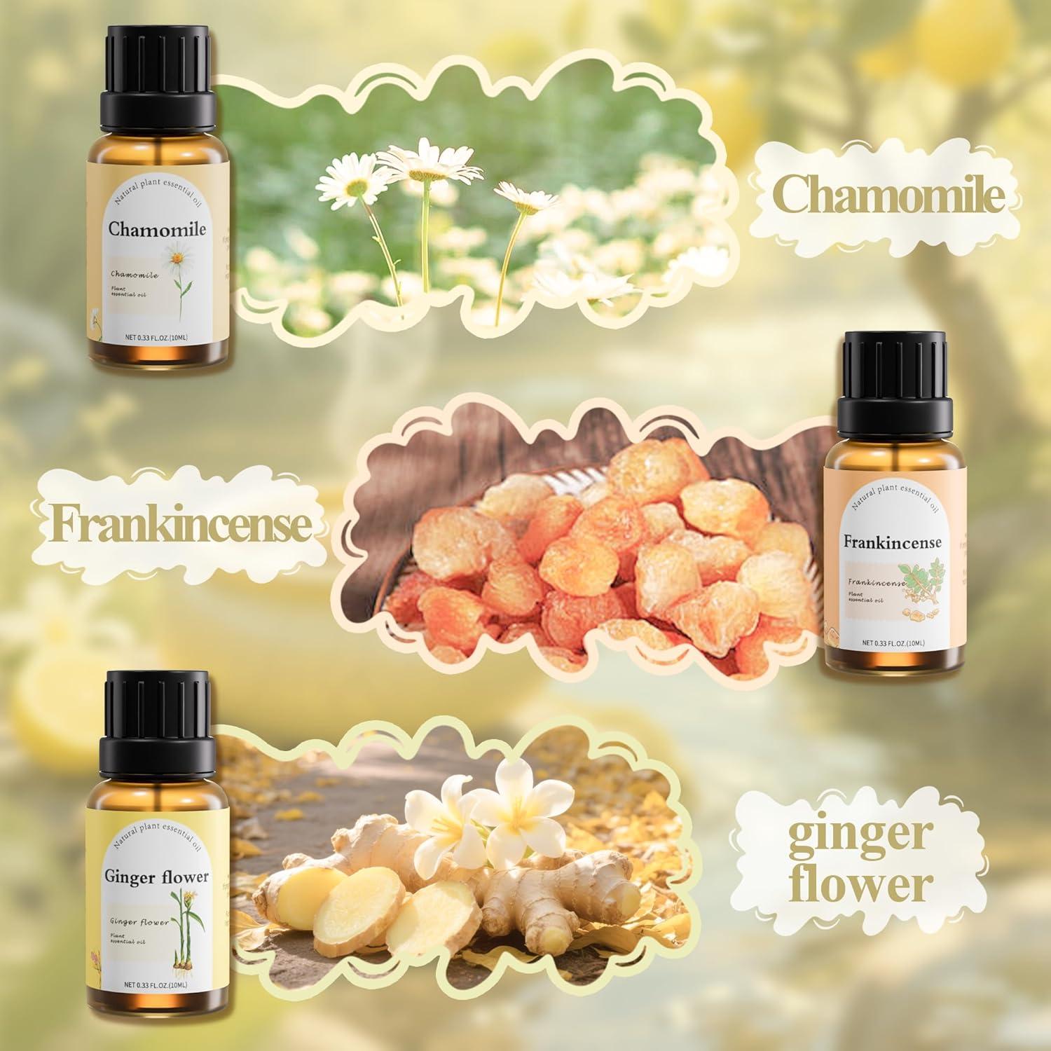 Juego de Aceites Esenciales 6 Mezclas Aromaterapia 10 mL