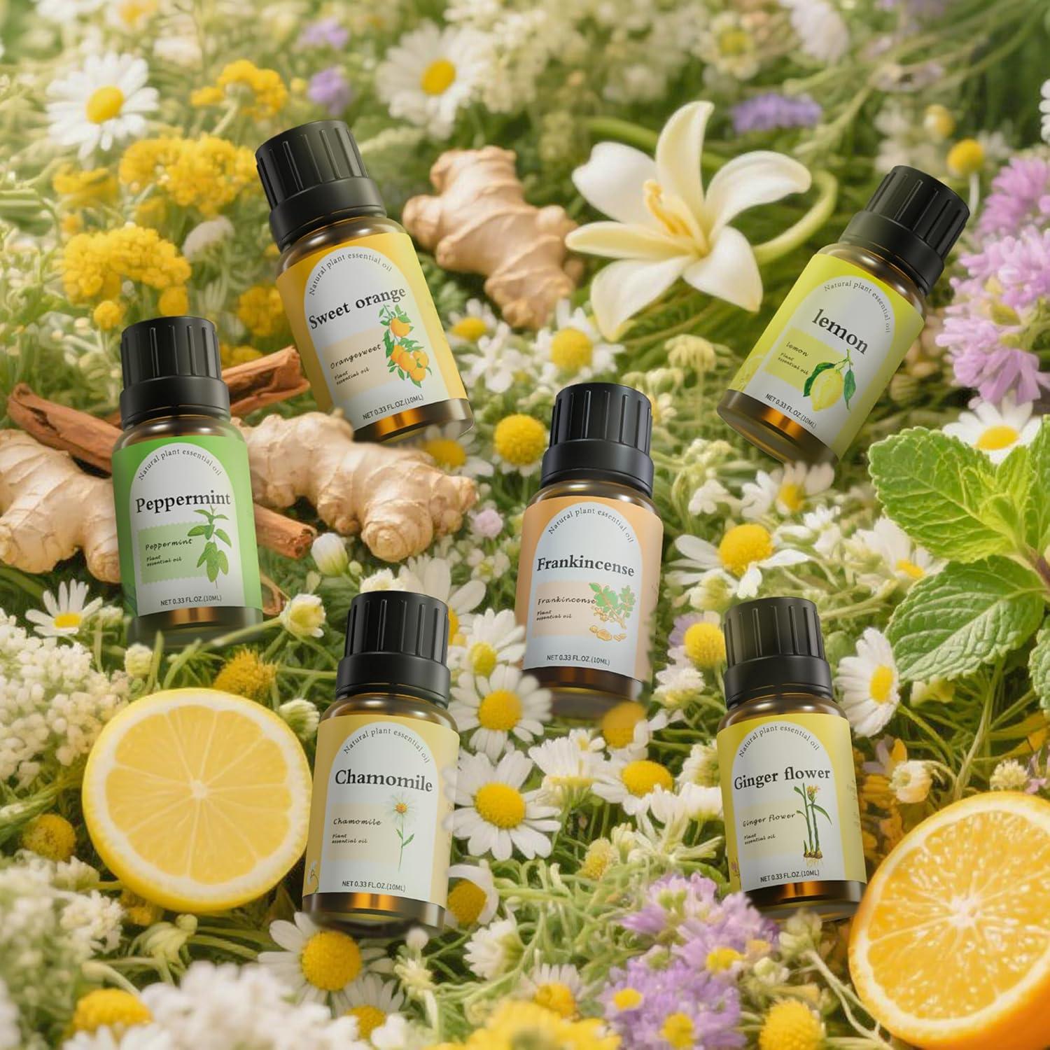 Juego de Aceites Esenciales 6 Mezclas Aromaterapia 10 mL